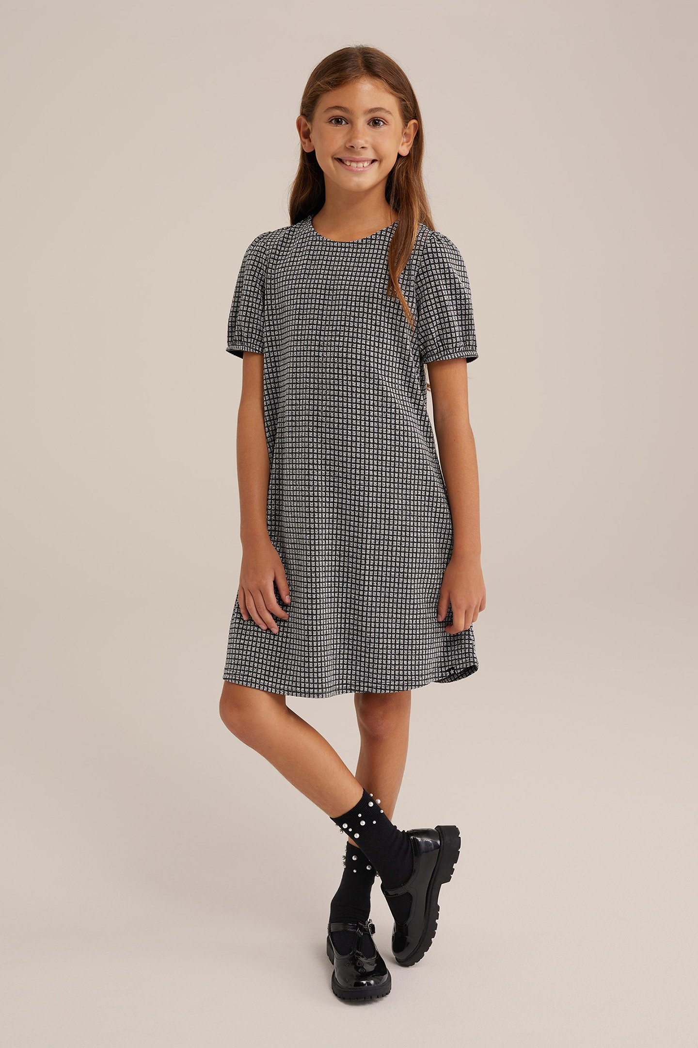 DRESS MID LENGTH SILVER 2