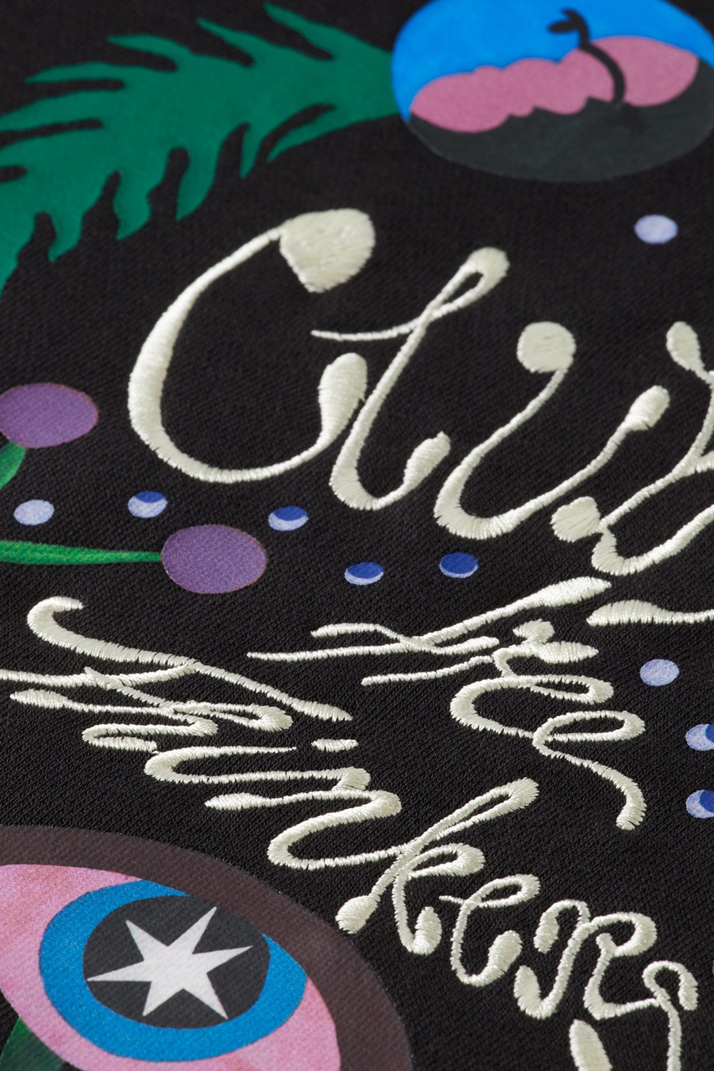 EMBROIDERED REGULAR FIT SWEATSHIRT EVENING BLACK 7