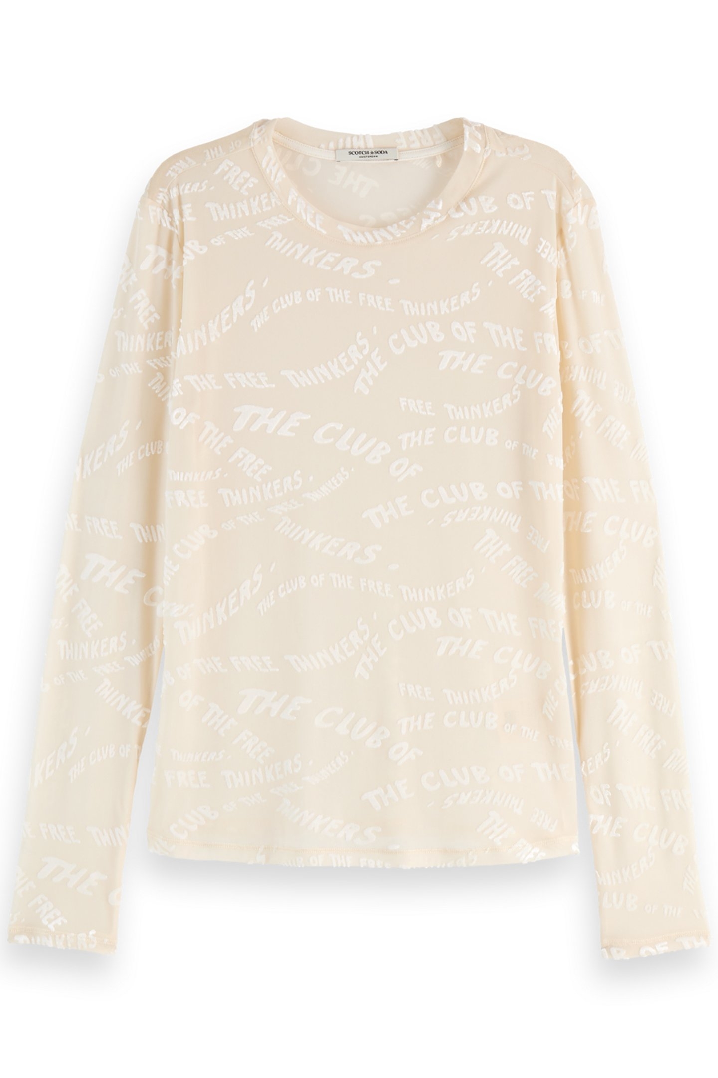 BURN OUT AOP LONG SLEEVE T-SHIRT SOFT ICE 4