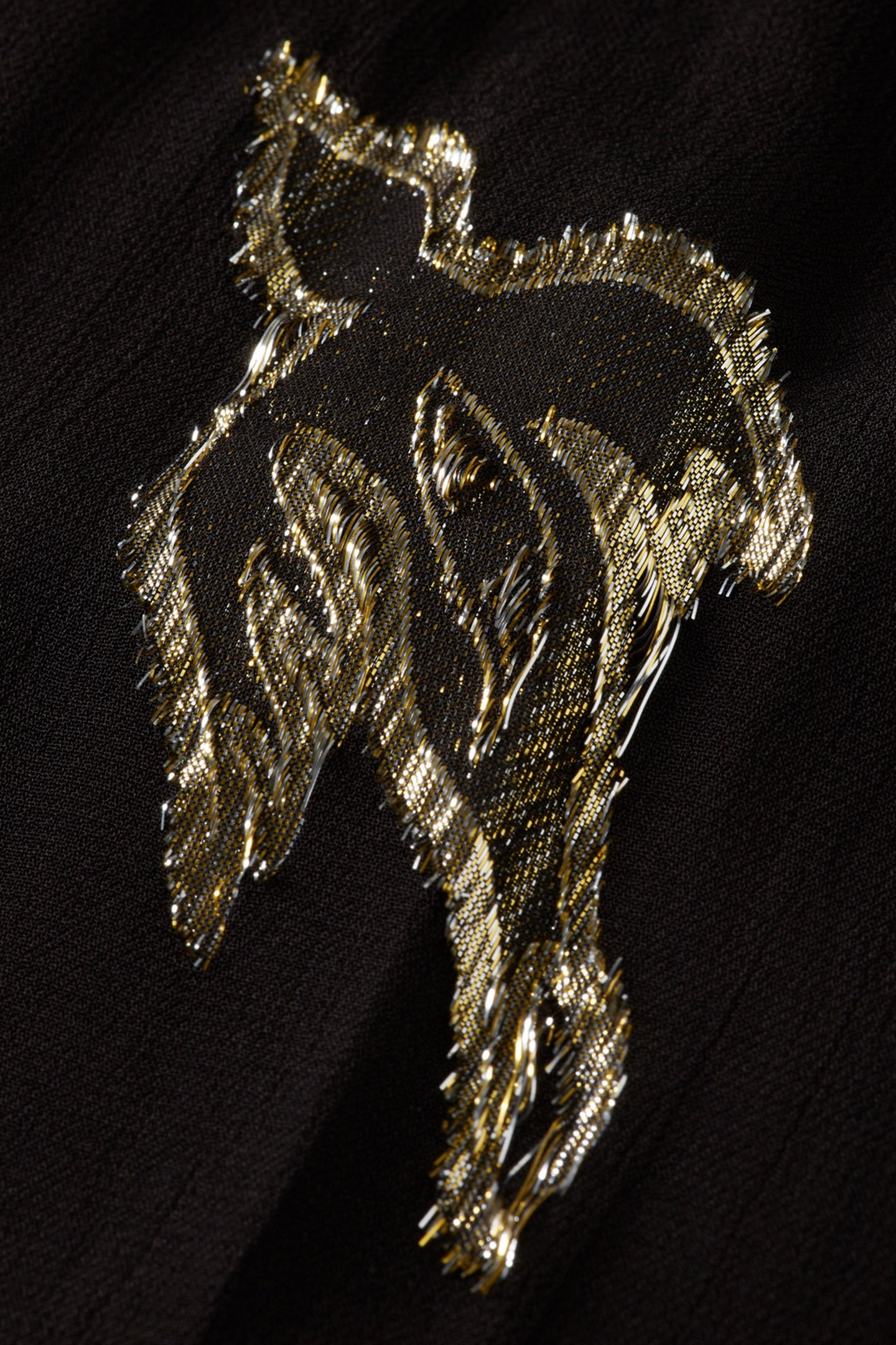 LUREX FIL COUPE MAXI DRESS MYSTIC SKY LUREX 8