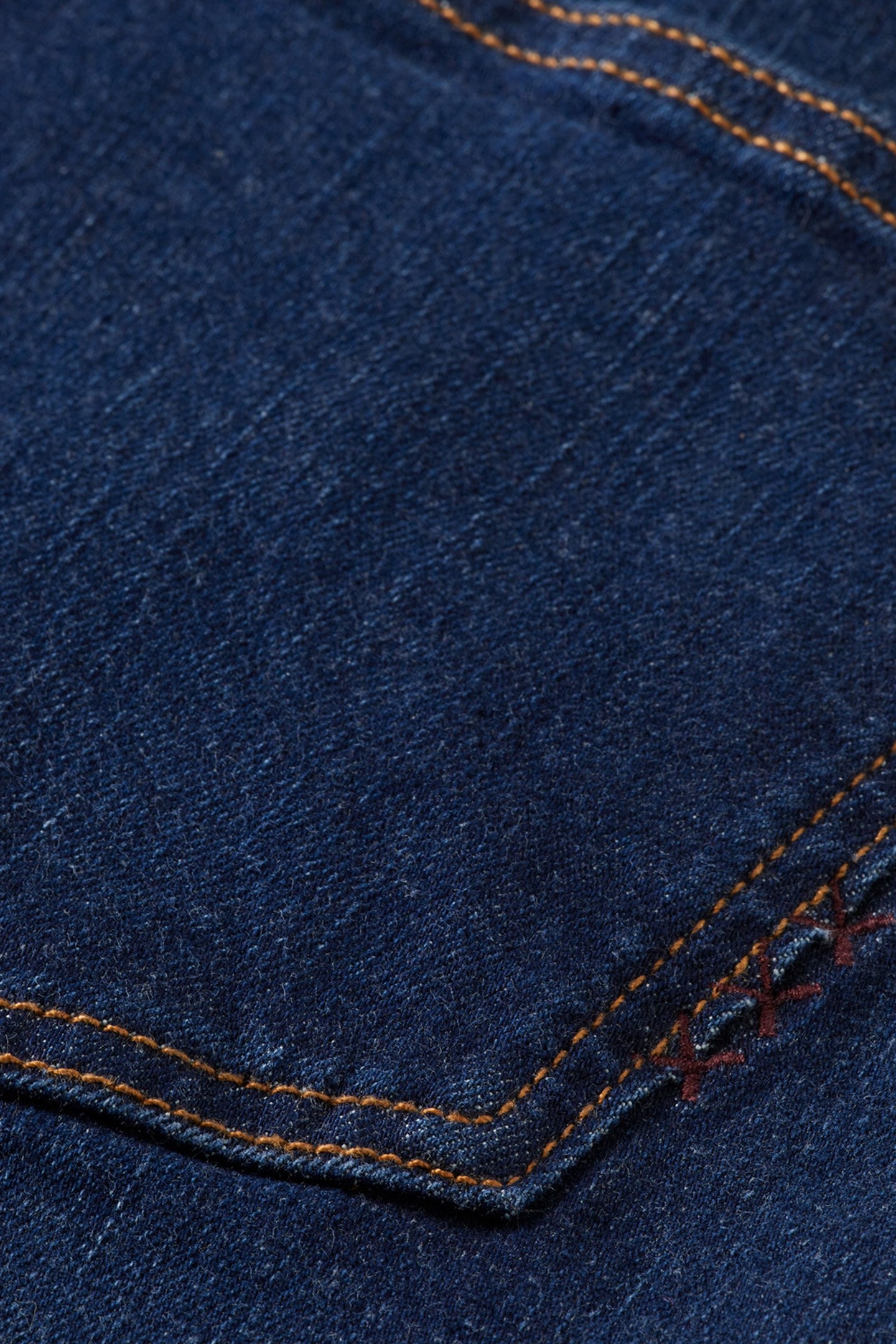 THE SKY STRAIGHT JEANS WITH EXPOSED FLY BEATEN BLUE BEATEN B 3