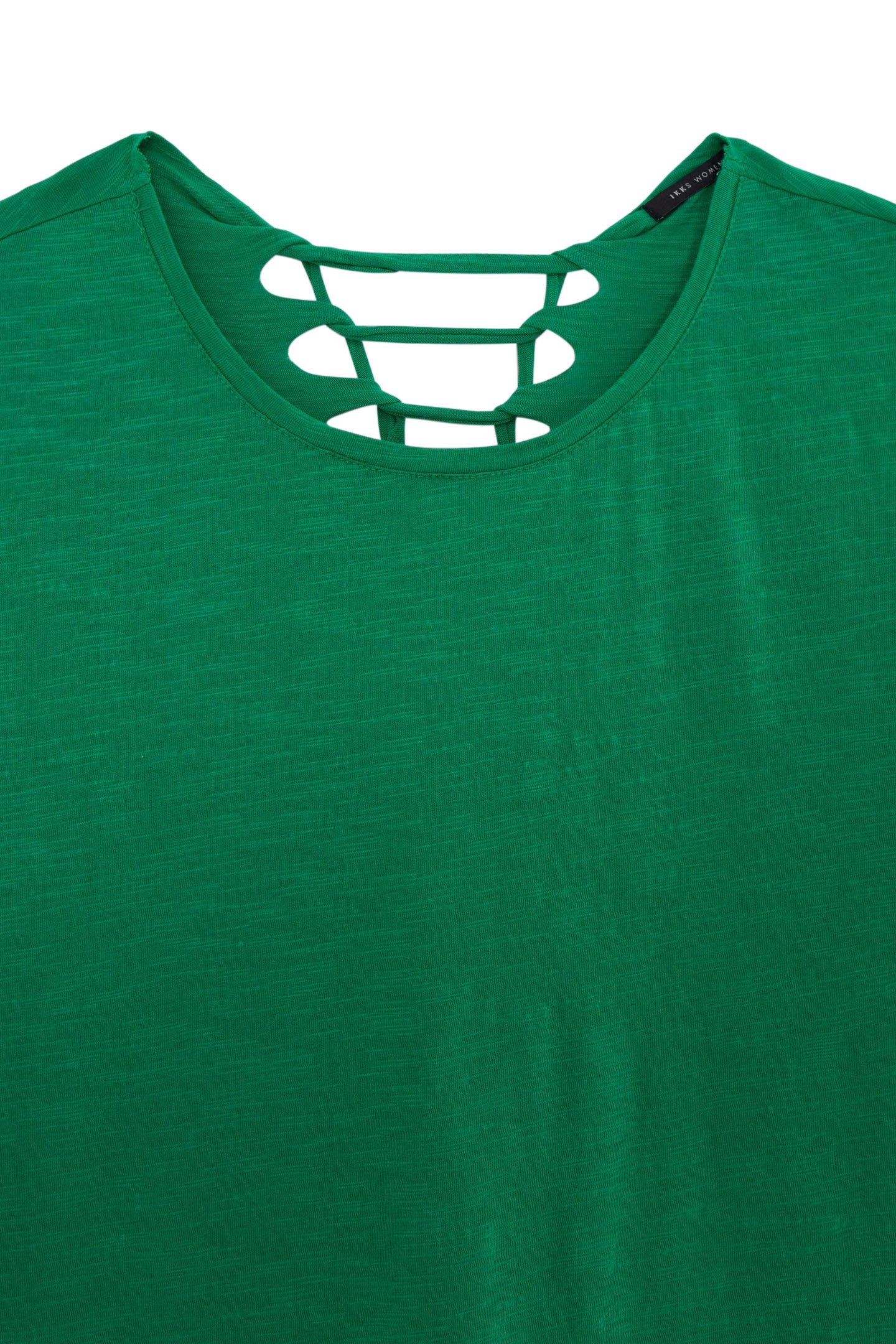 MINT LACE-UP BACK T-SHIRT 2