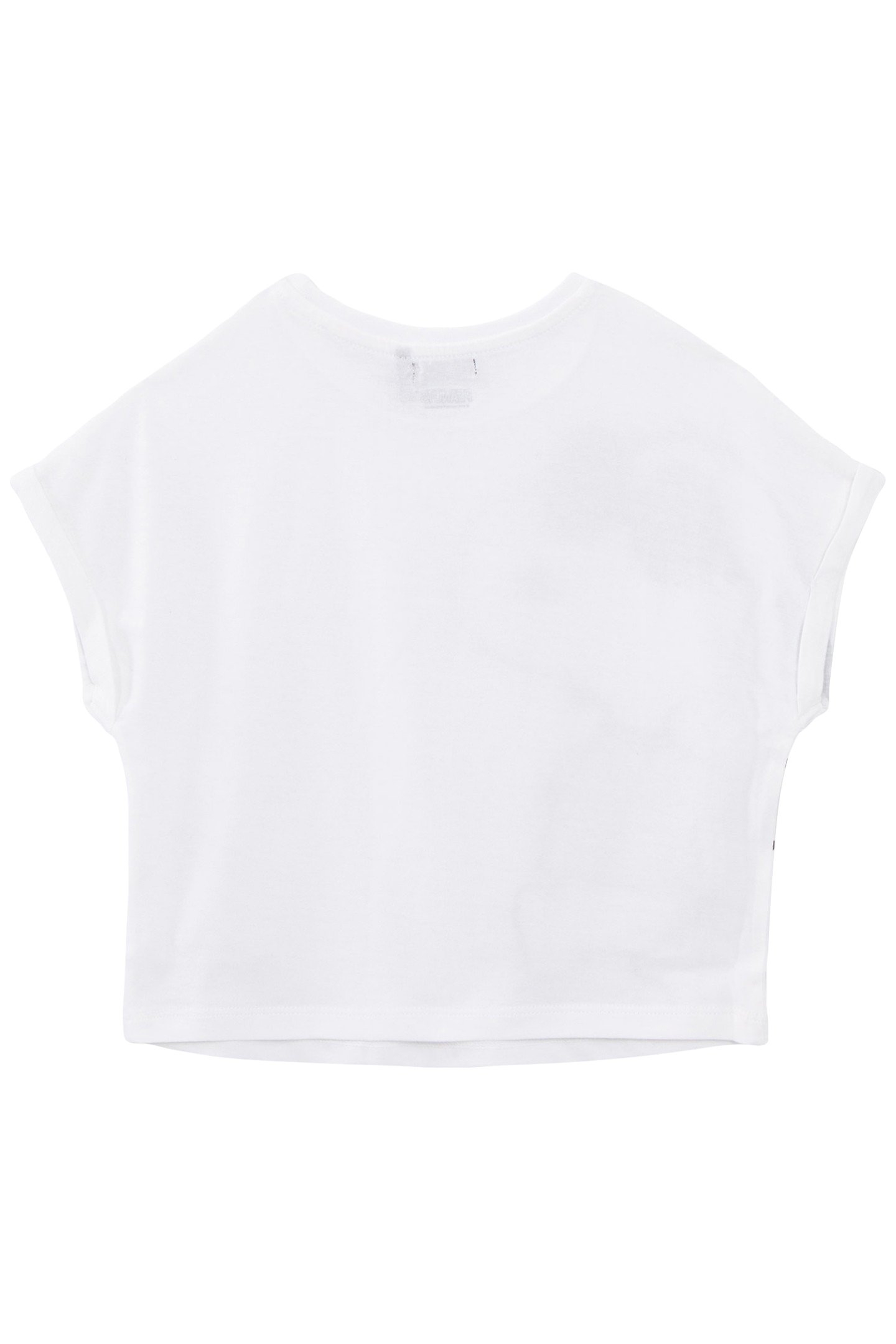 GIRLS’ OFF-WHITE CROPPED T-SHIRT WITH SNOOPY IMAGE 2