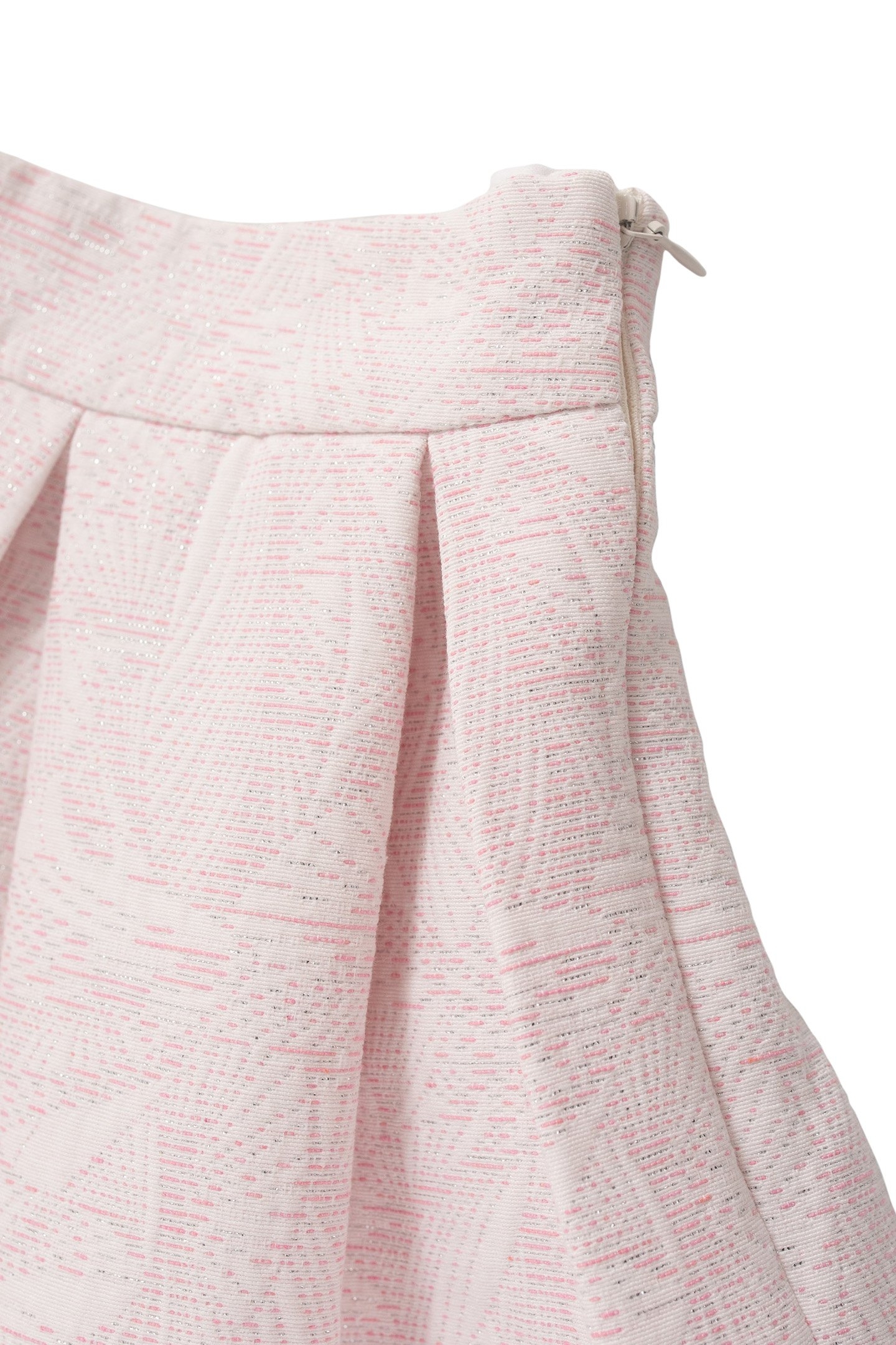 GIRLS’ PINK JACQUARD PRINT SKIRT 3