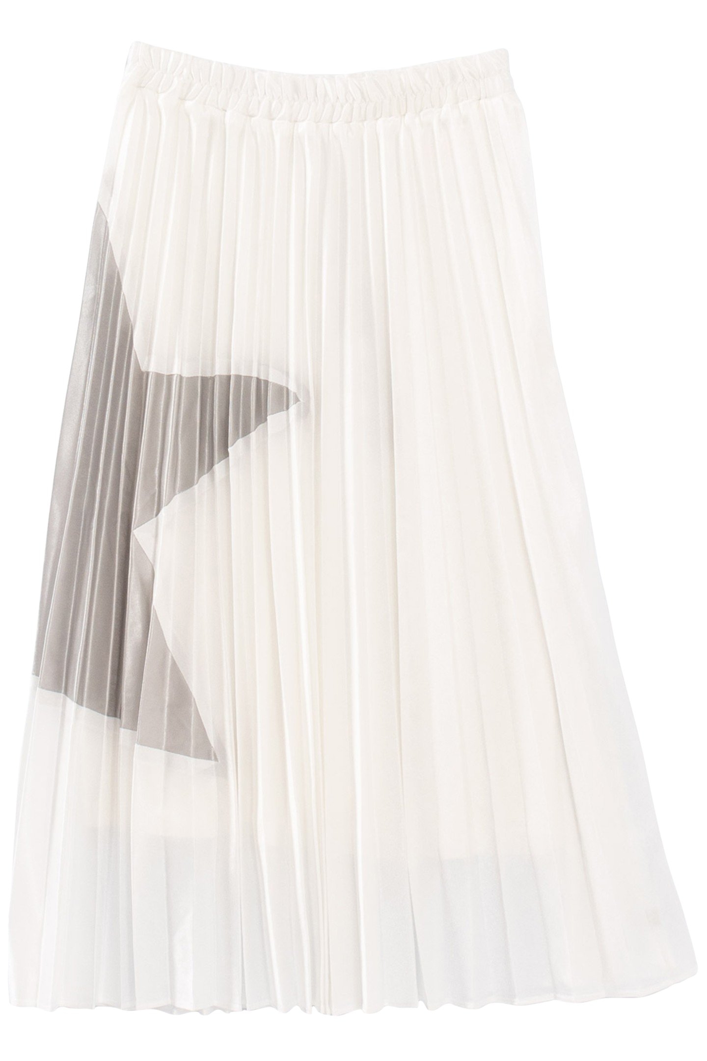 GIRLS’ WHITE PLEATED LONG SKIRT 1