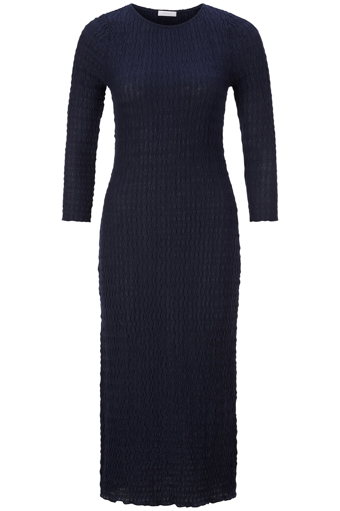 CRINKLED DRESS MIDNIGHT BLUE 3