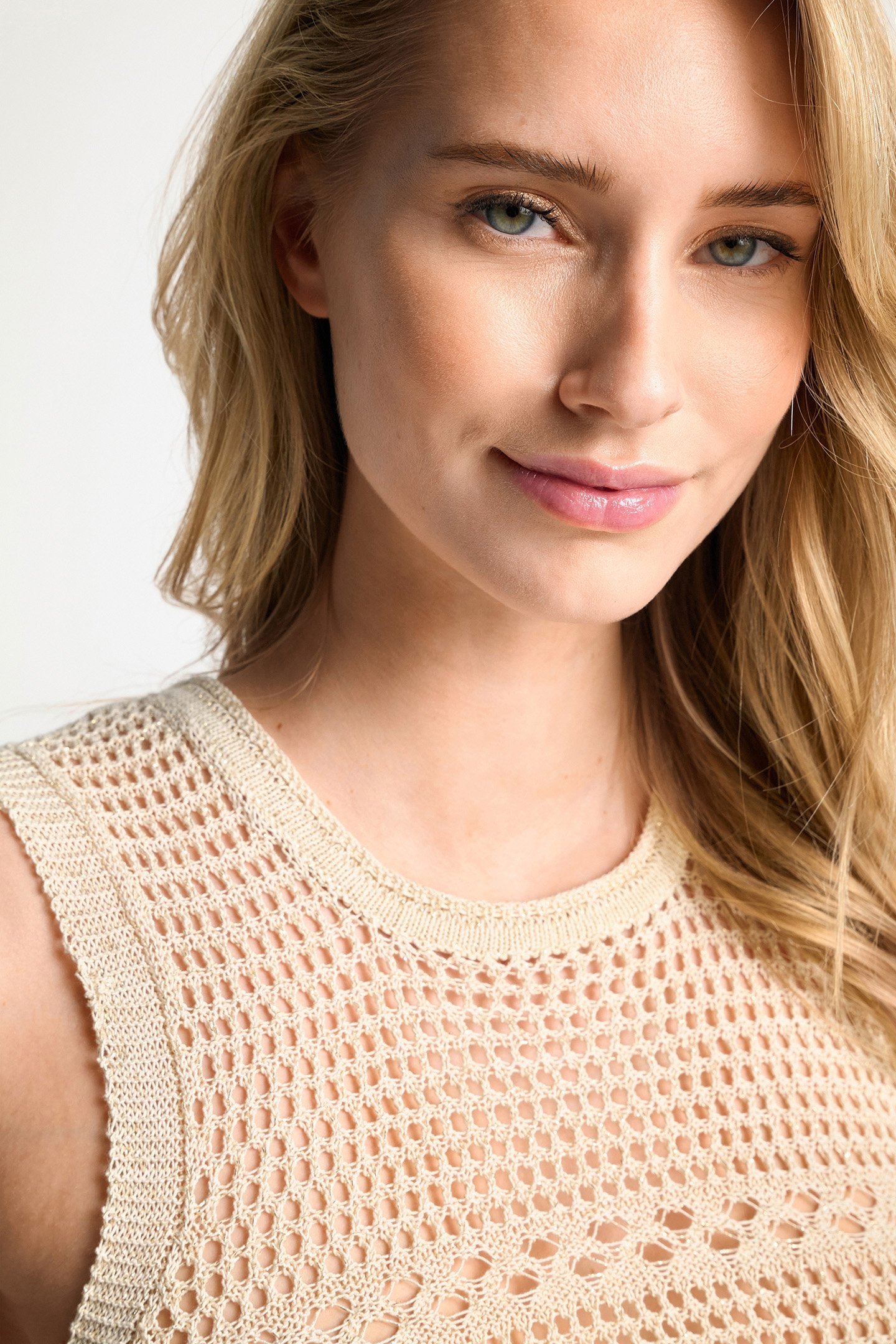 POINTELLE KNIT TOP WHISPER WHITE 5