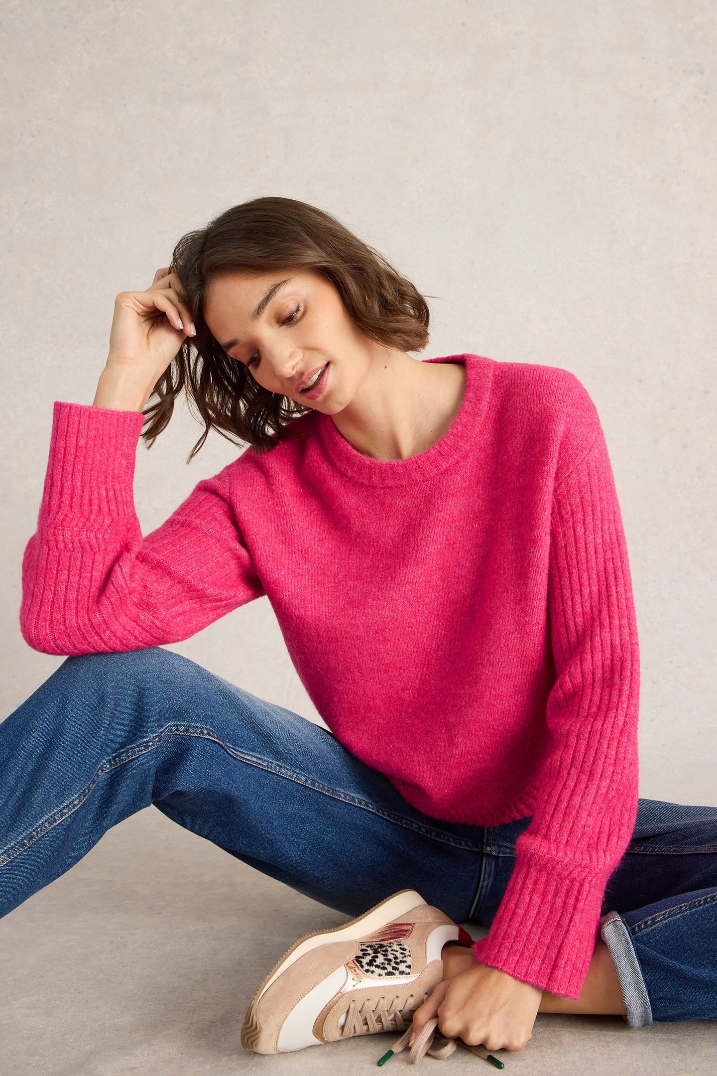 SOPHIA JUMPER BRIGHT PINK 4