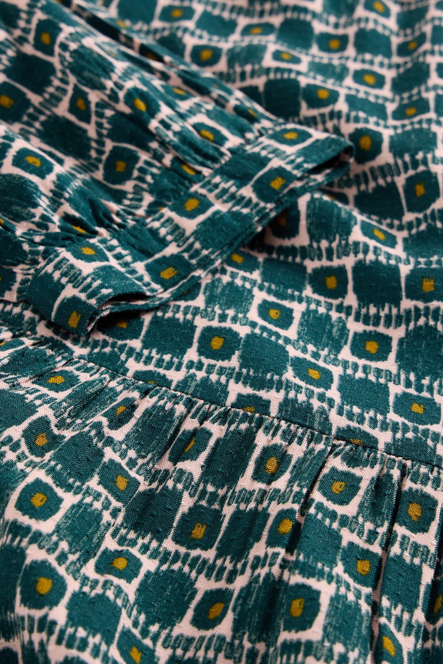 SOPHIA DRESS TEAL PRINT 6