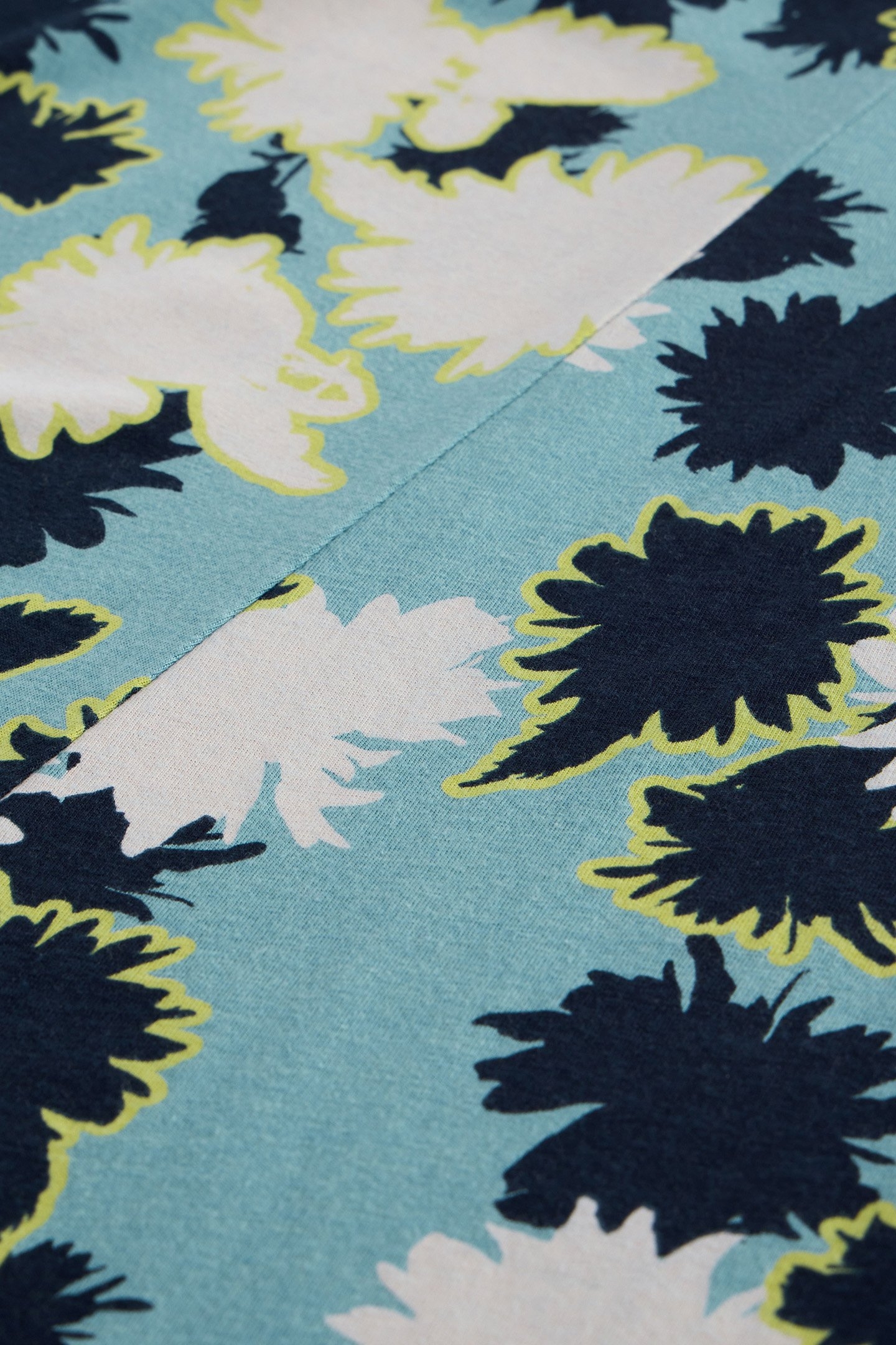 MEGAN JERSEY DRESS BLUE PRINT 6