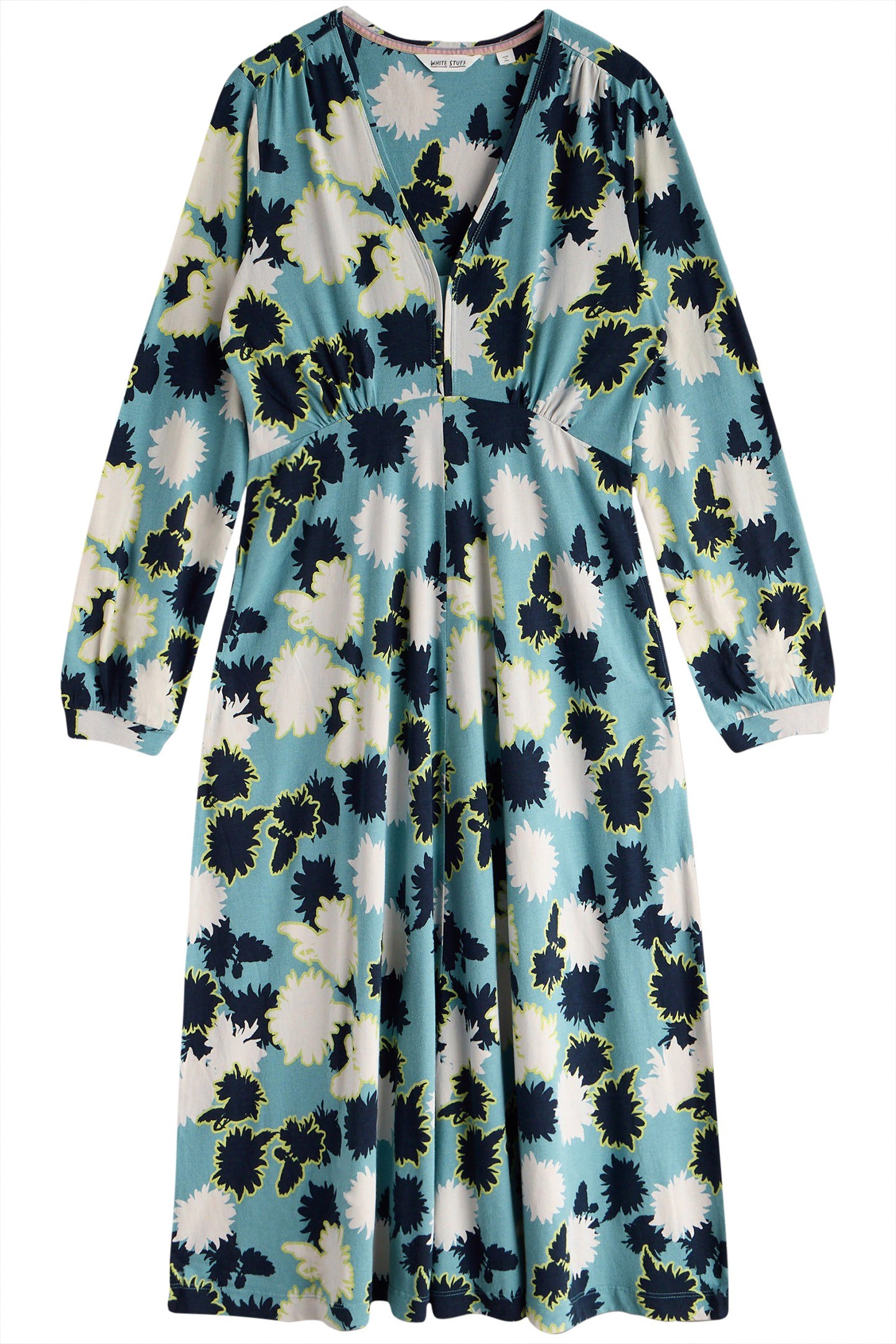 MEGAN JERSEY DRESS BLUE PRINT 3