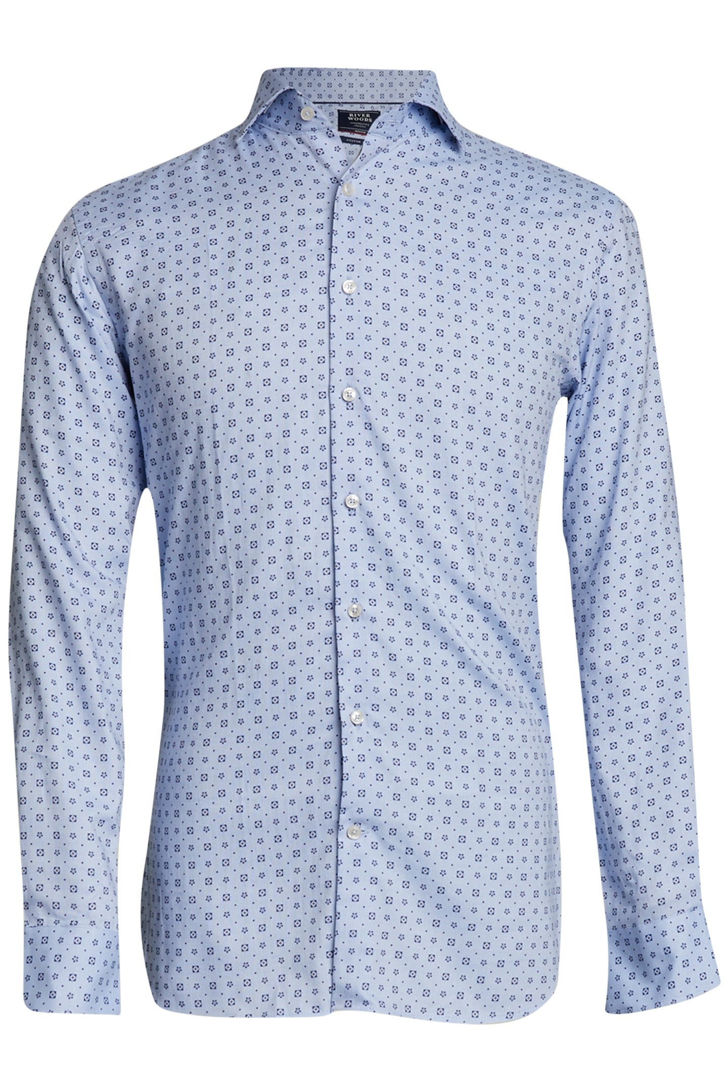 CUSTOM FIT FANTASY SHIRT BLUE 4