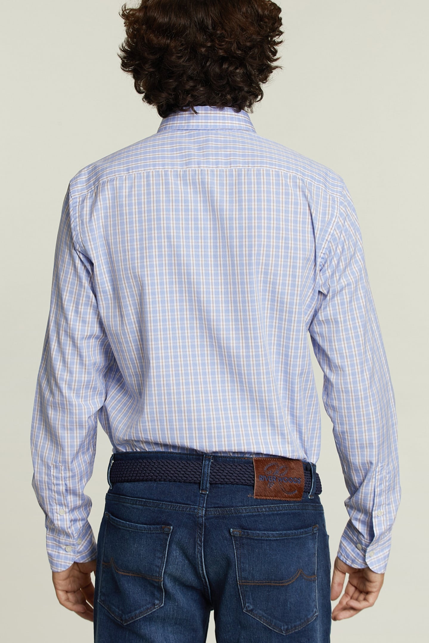 CUSTOM FIT CHECKED SHIRT MULTI 2