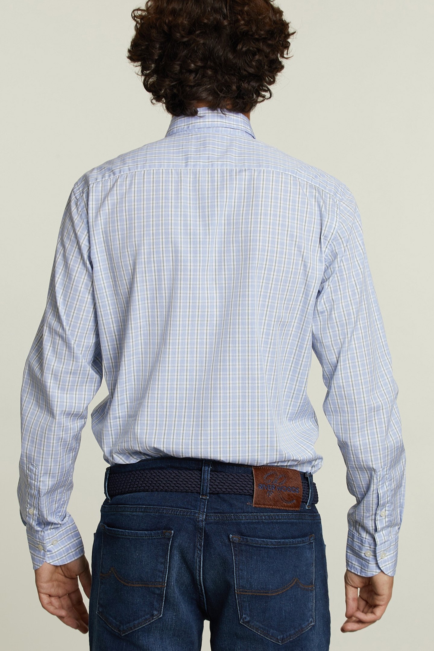 CUSTOM FIT CHECKED SHIRT MULTI 2