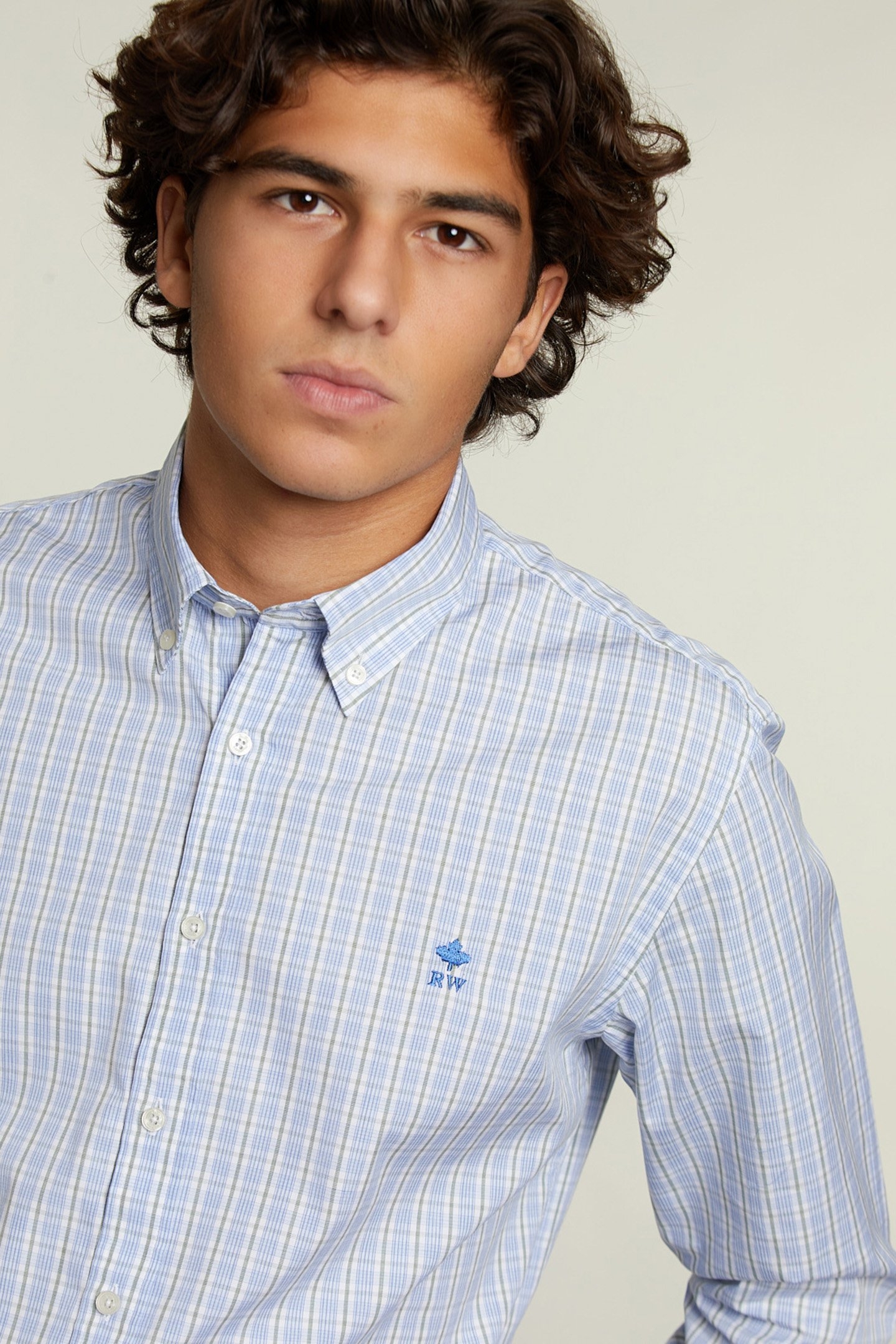 CUSTOM FIT CHECKED SHIRT MULTI 3