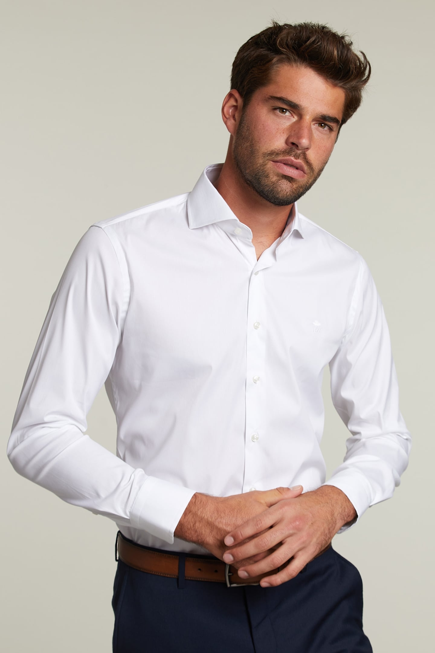 SLIM FIT UNI SHIRT WHITE 1