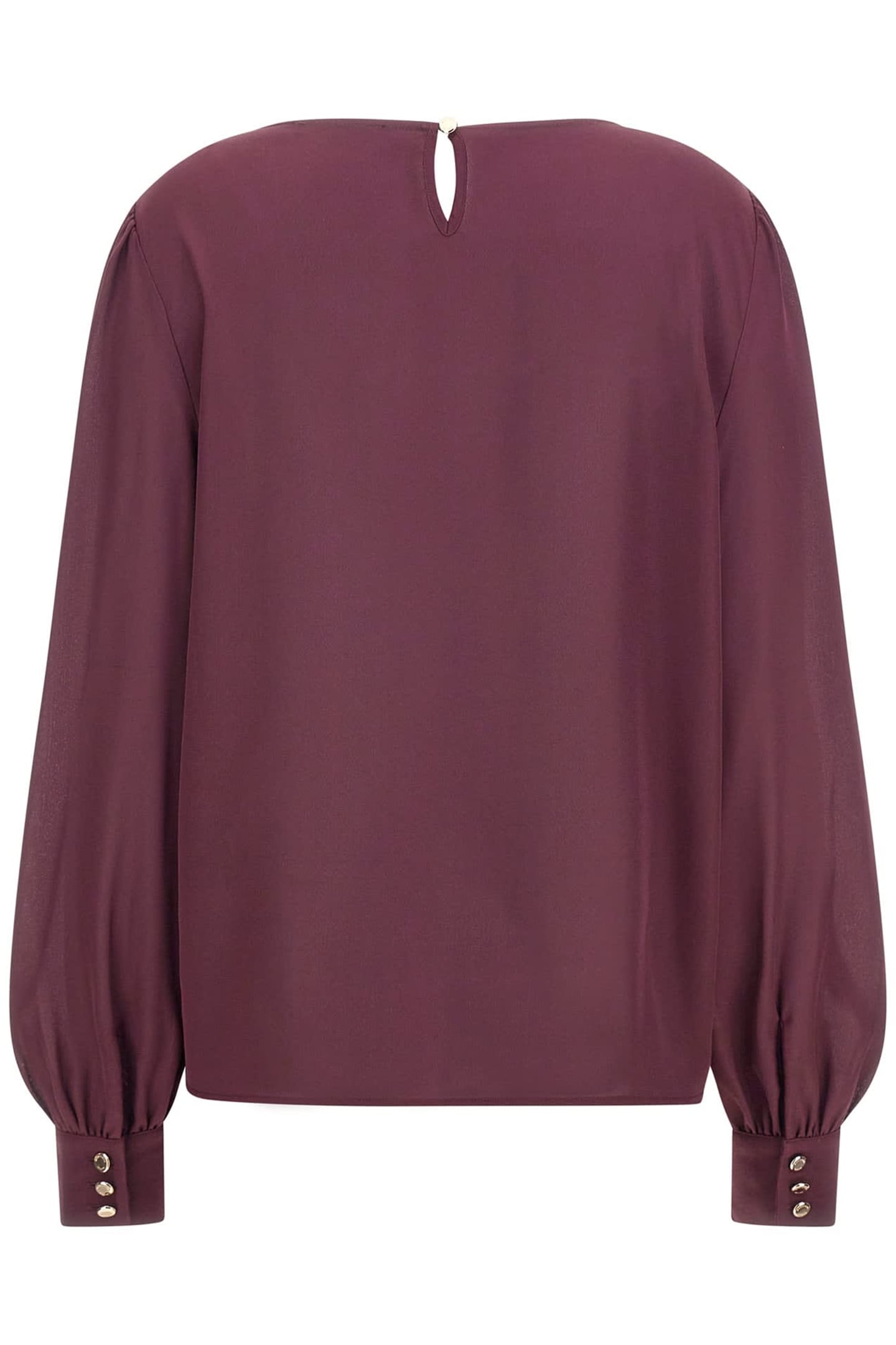 MARCIANO BY GUESS CORA LS CHAIN BLOUSE REGAL PLUM 2