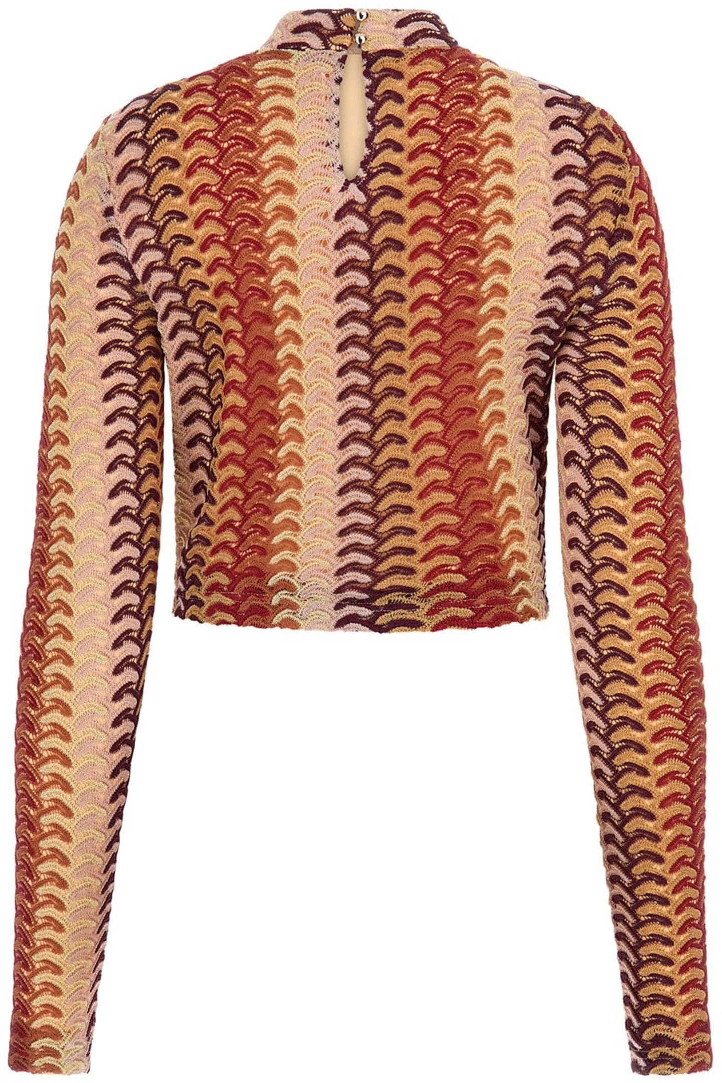 AUTUMN FEARNE TOP RUST BROWN MULTI 5