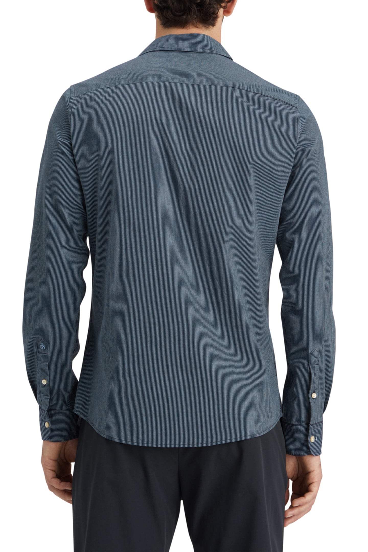 SEASONAL ESSENTIALS POPLIN STRIPED SHIRT NIGHT STRIPE 2