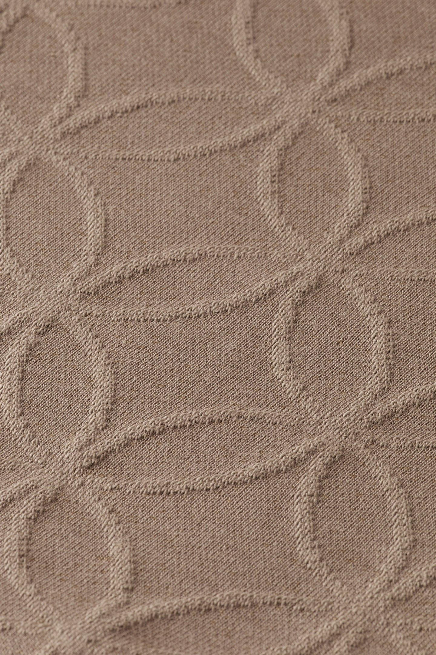 JACQUARD TERRY HOODIE CAPPUCHINO 8