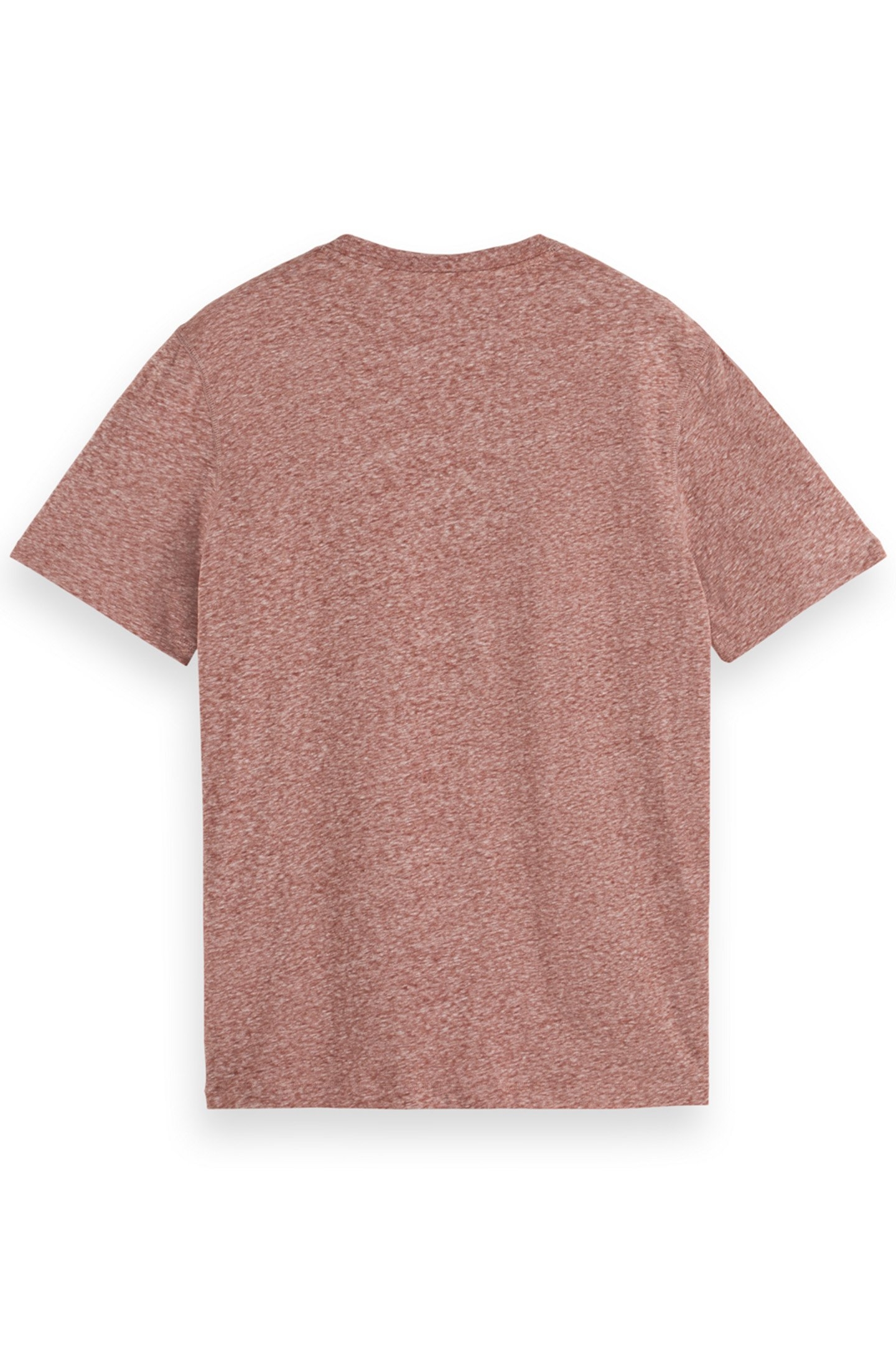 REGULAR FIT MELANGE T-SHIRT WINE 5