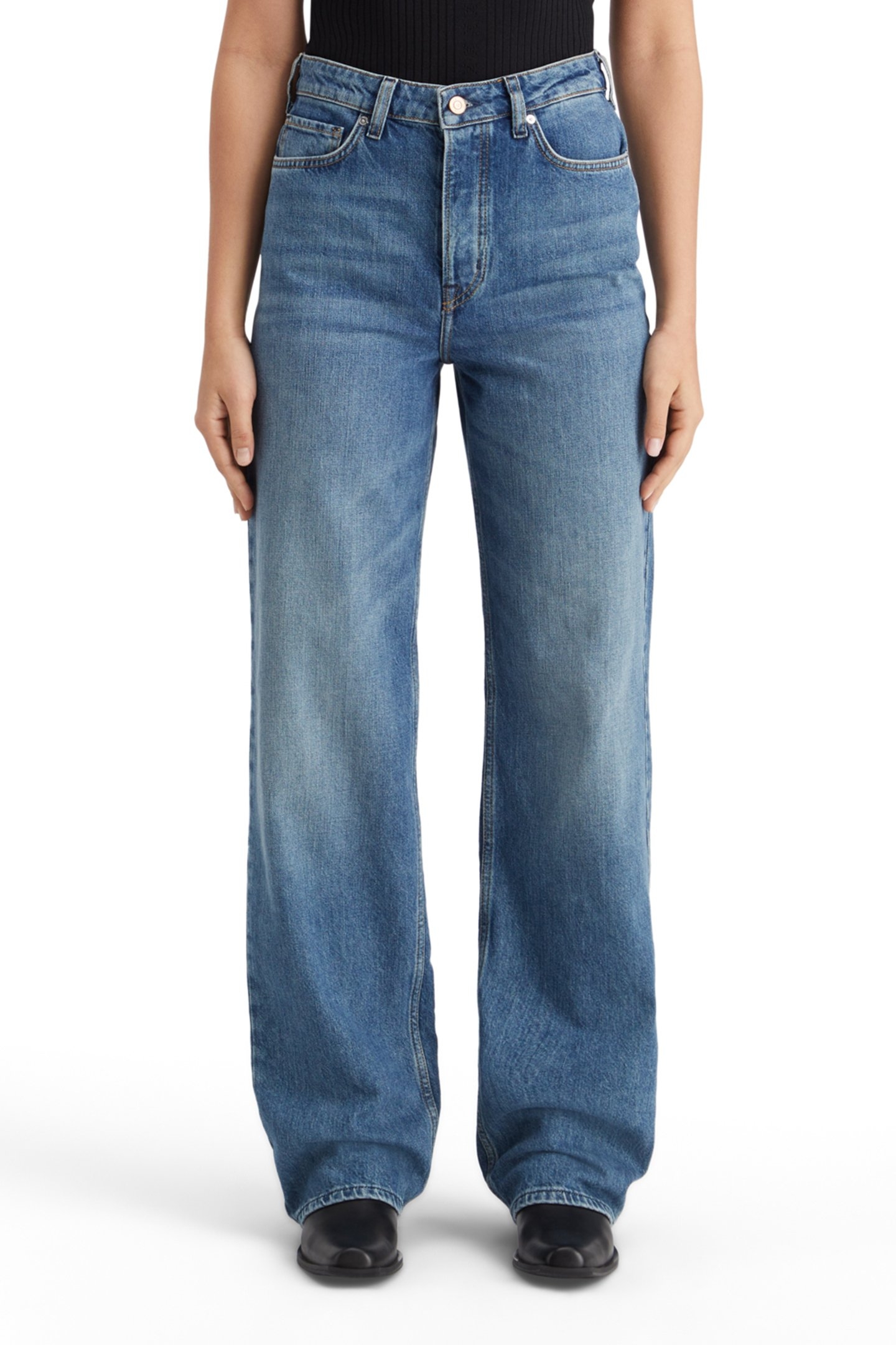 THE RIPPLE AUTHENTIC STRAIGHT JEANS - BRING IT ON BRING IT O 1