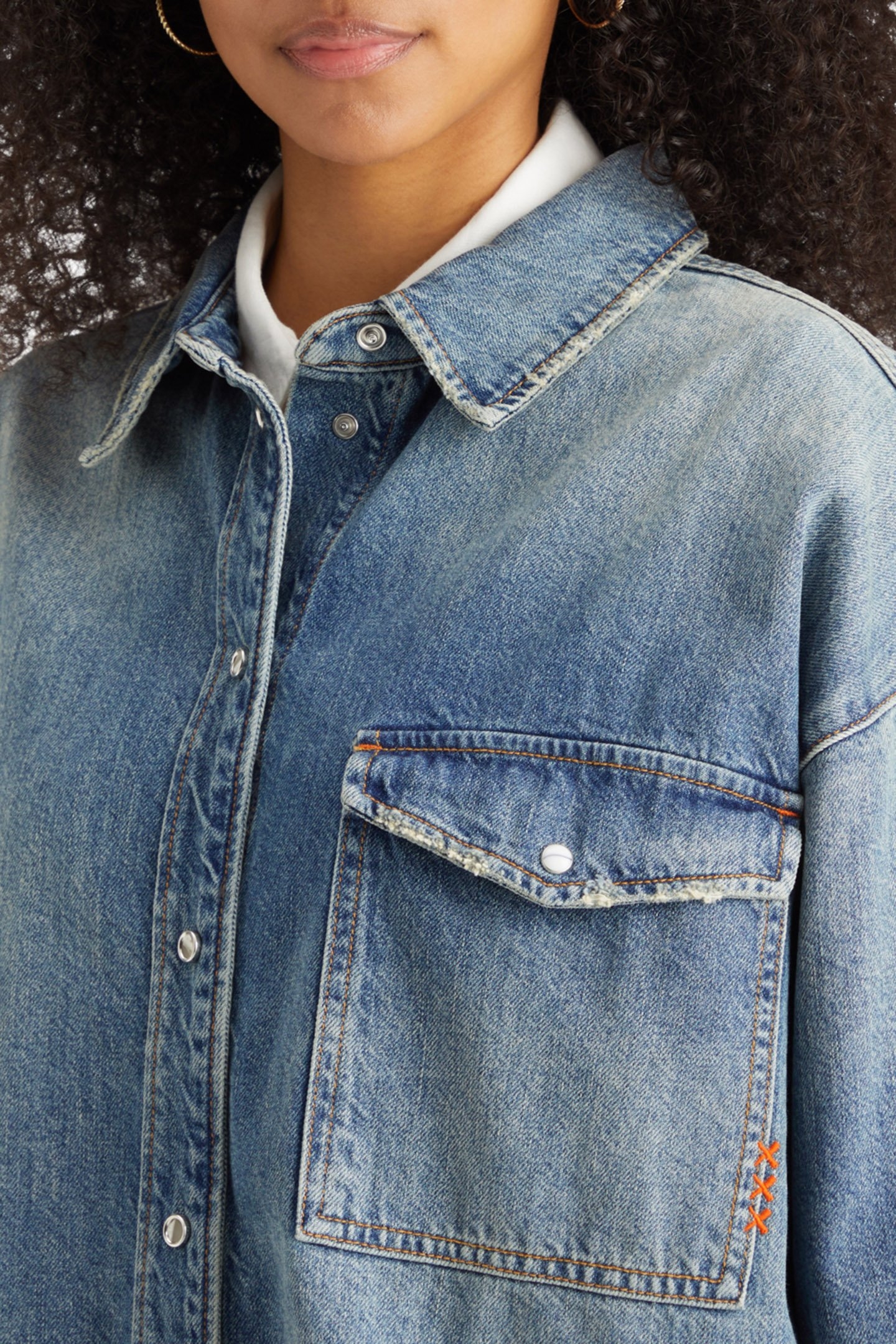 VINTAGE WASHED DENIM OVERSHIRT - FRISCO NIGHTS FRISCO NIGHTS 8