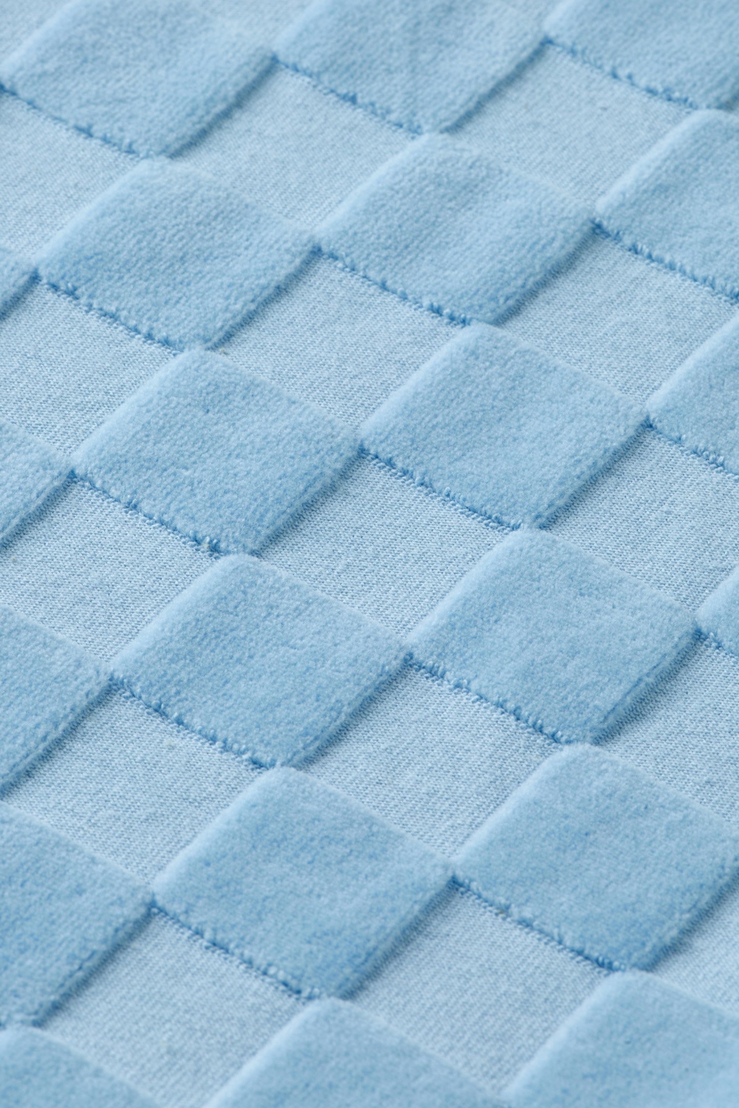 GIRL VELOUR CHECKERBOARD JOGGER PACIFIC BLUE 3