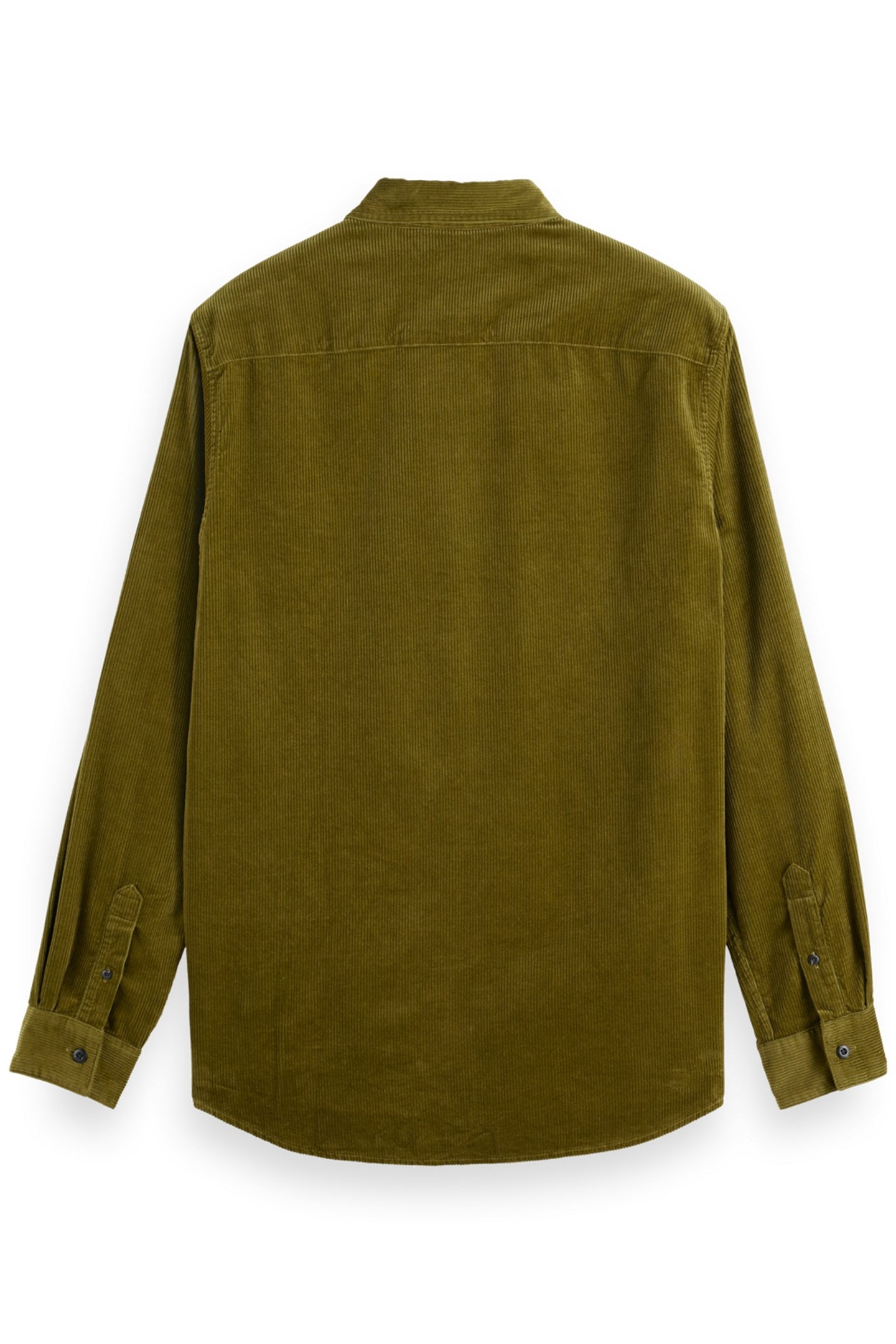 SOLID CORDUROY SHIRT MOSS GREEN 5