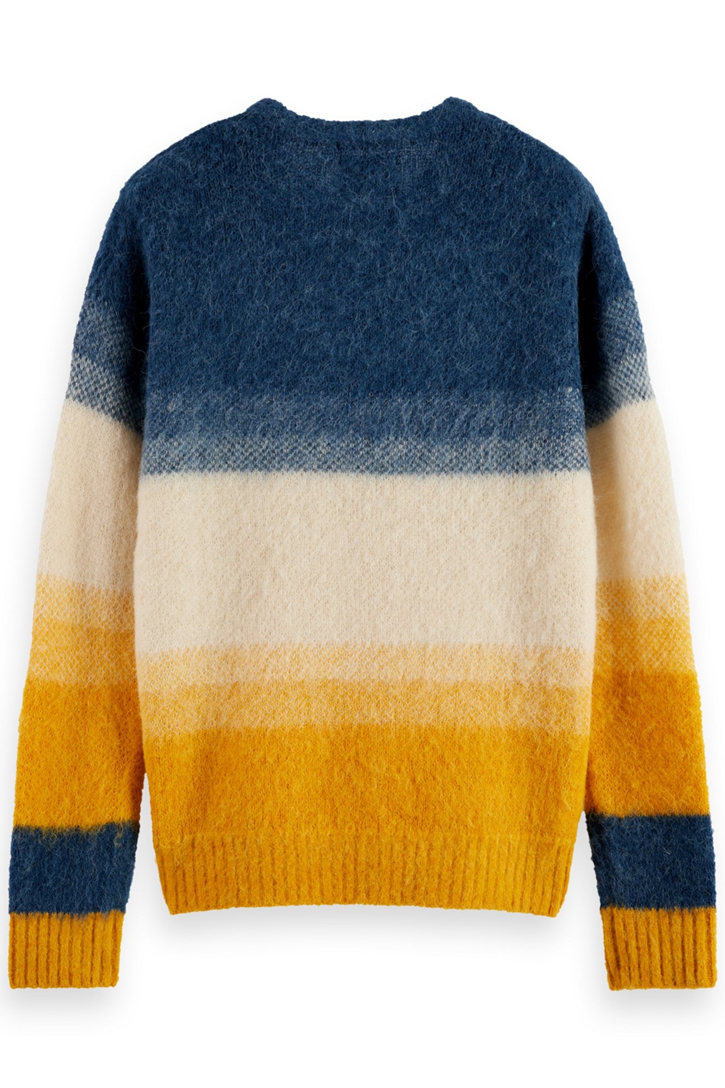 ALPACA WOOL-BLEND SWEATER YELLOW BLUE GRADIENT 5