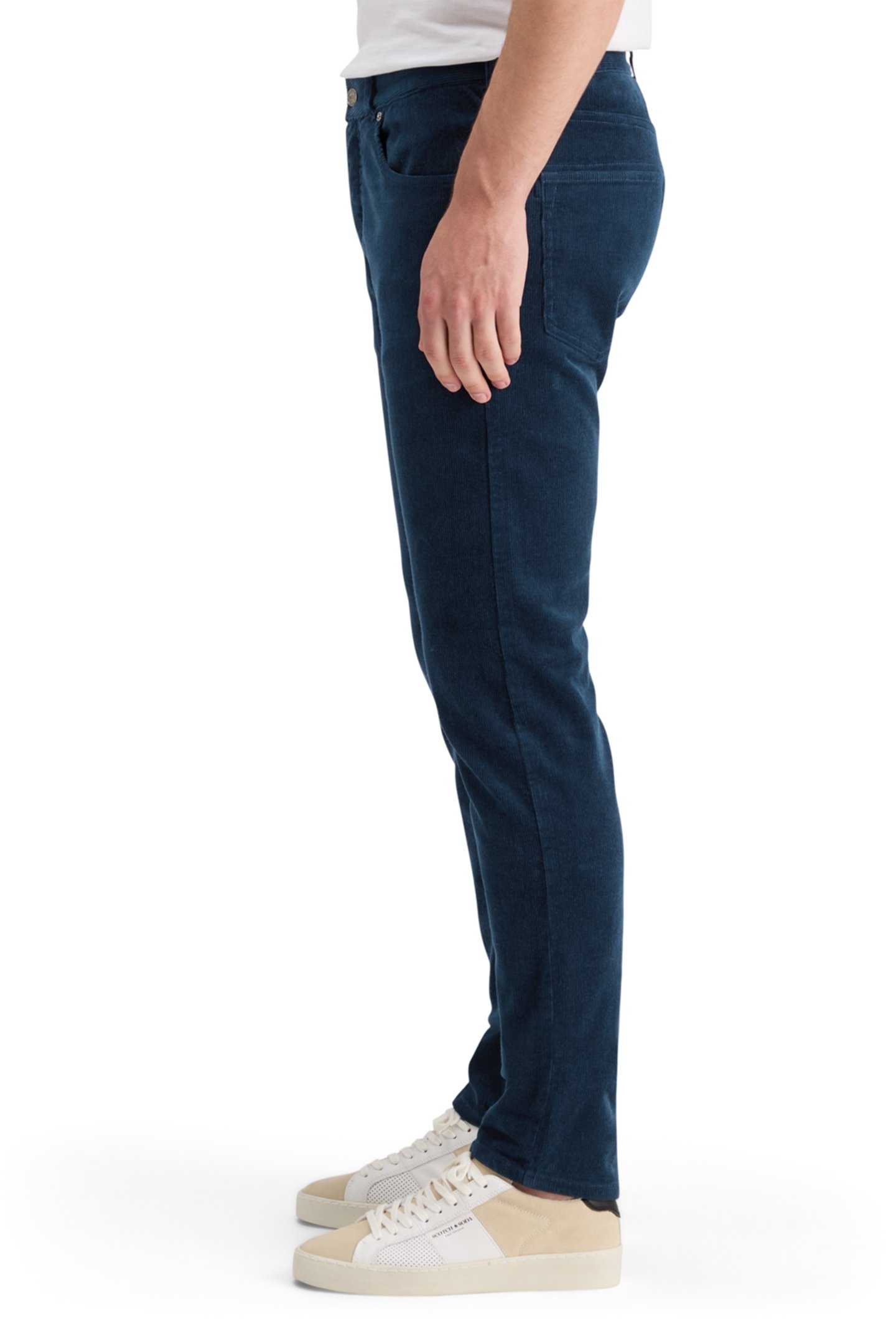 RALSTON 5 POCKET CORDUROY CHINO HERITAGE BLUE 7