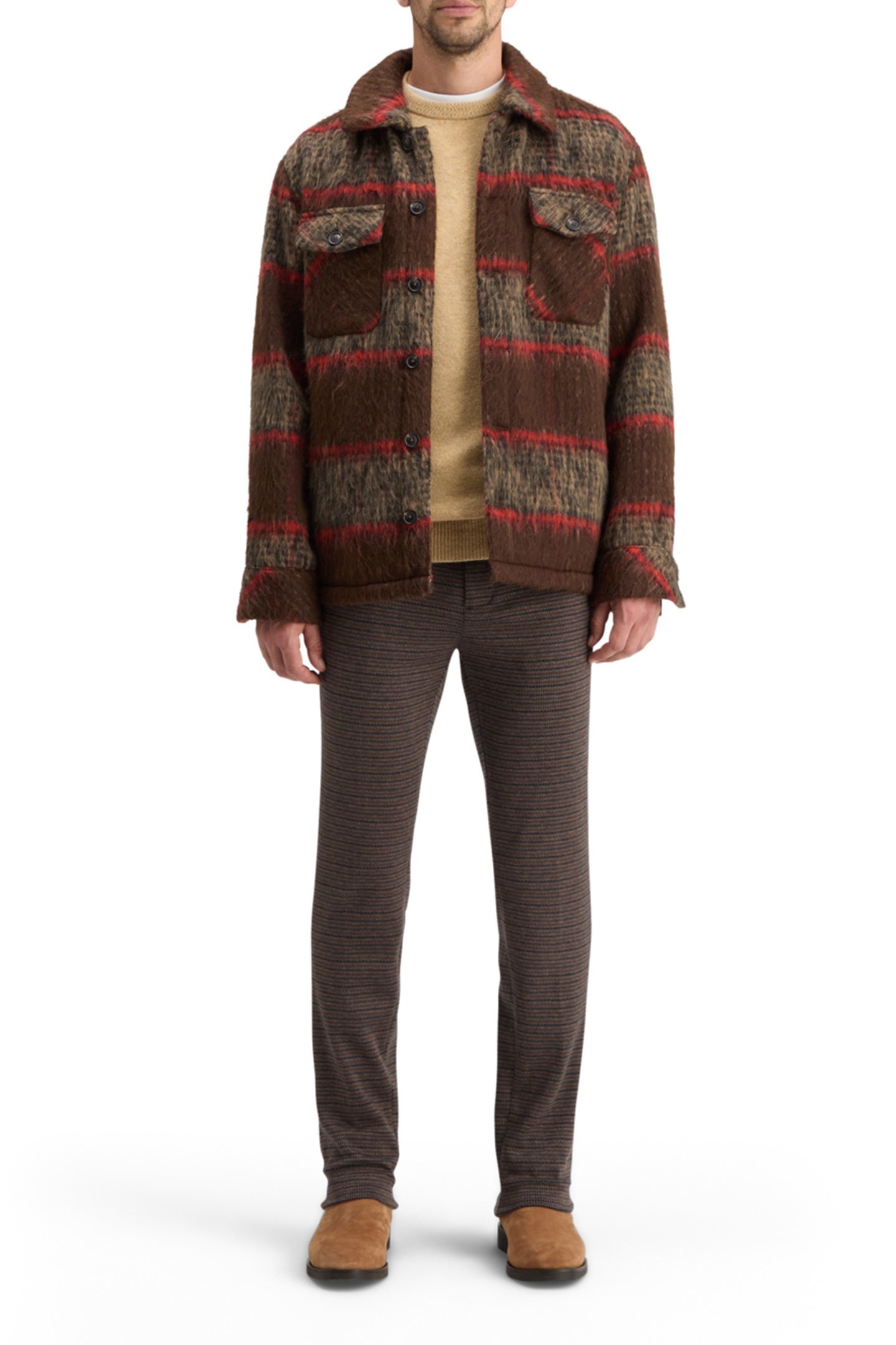 SOFT KNIT REGULAR FIT SWEATER CAMEL 7