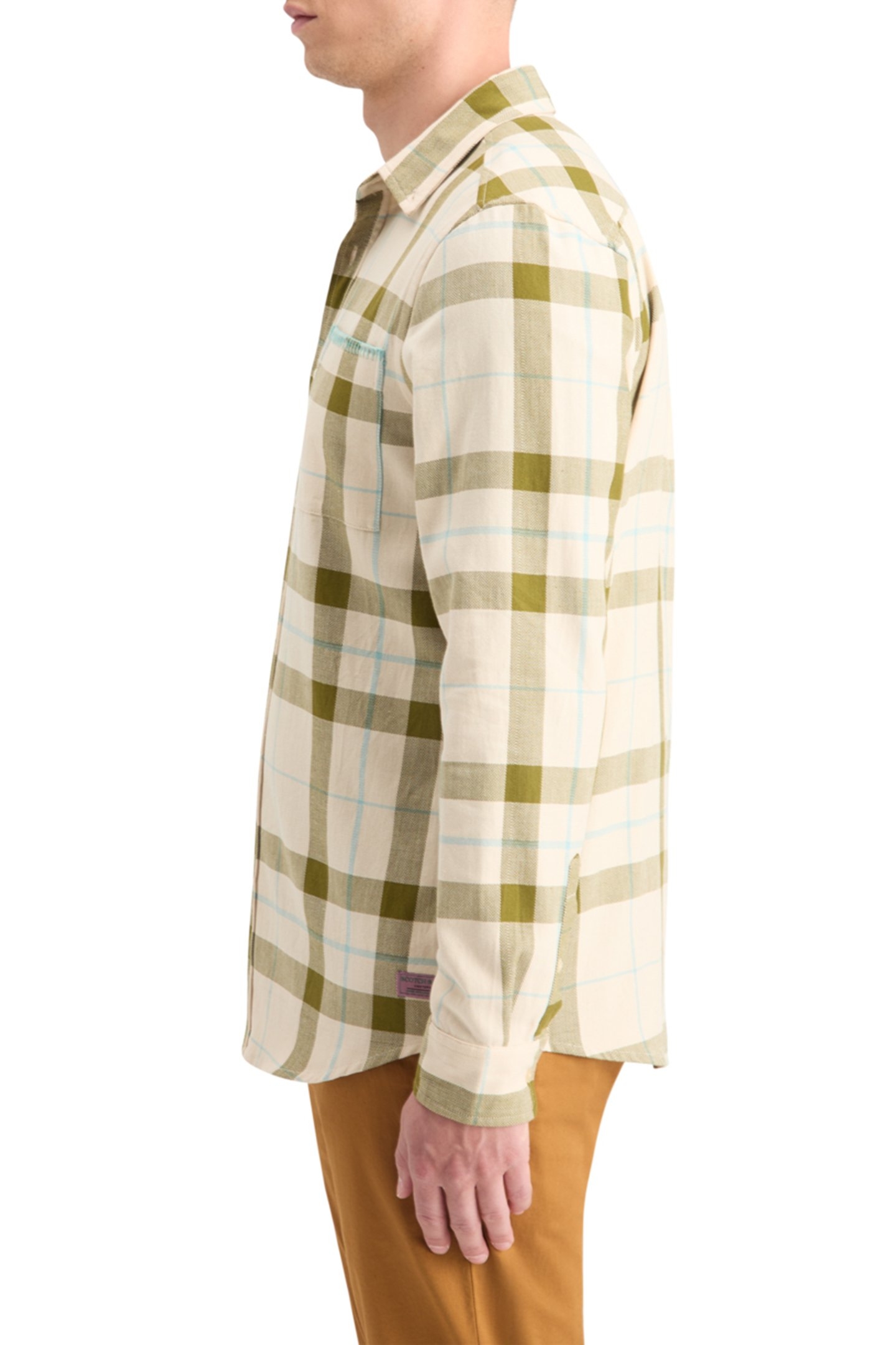 HERRINGBONE CHECK SHIRT BEIGE CHECK 6