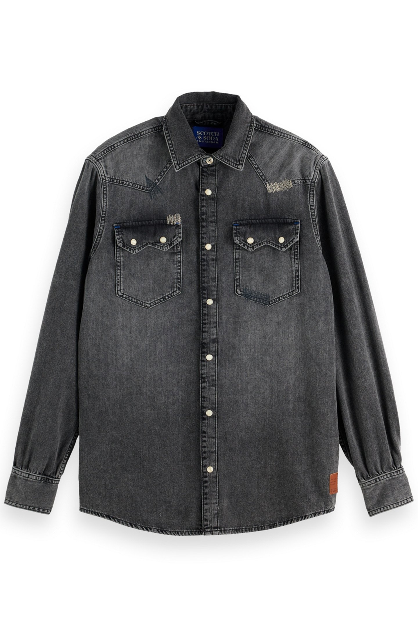 JOE JONAS X SCOTCH SODA WESTERN SHIRT - VINTAGE BLACK 4