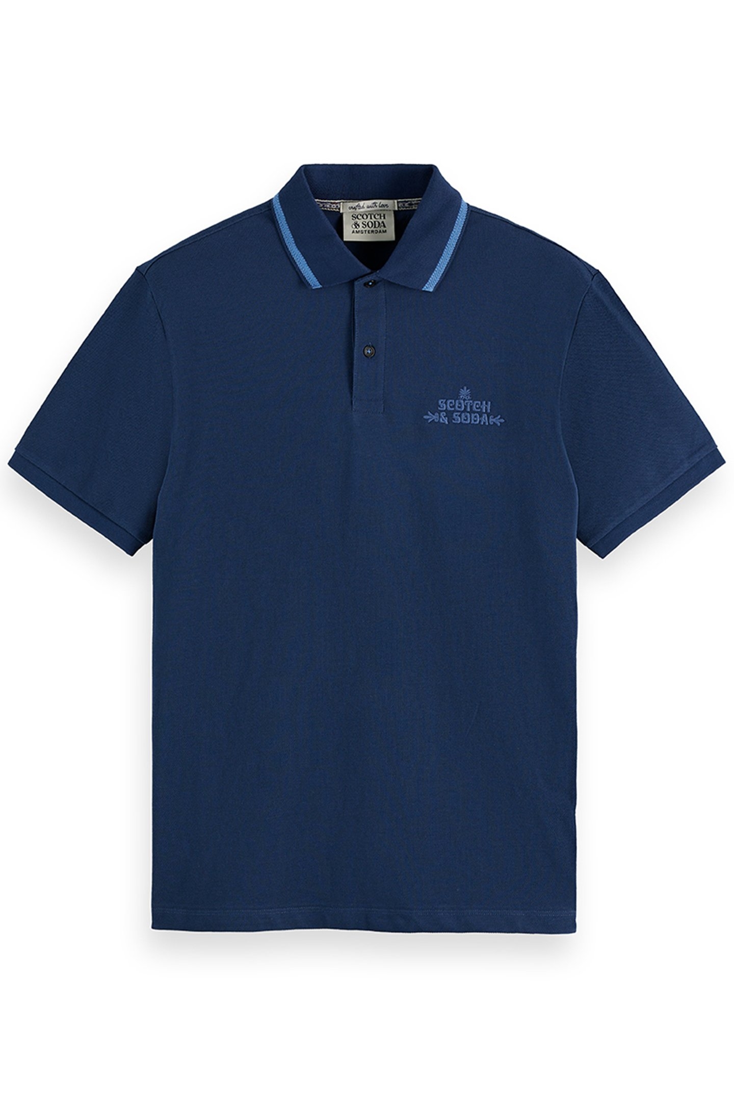 PIQUE SS POLO DARK OBSIDIAN 1