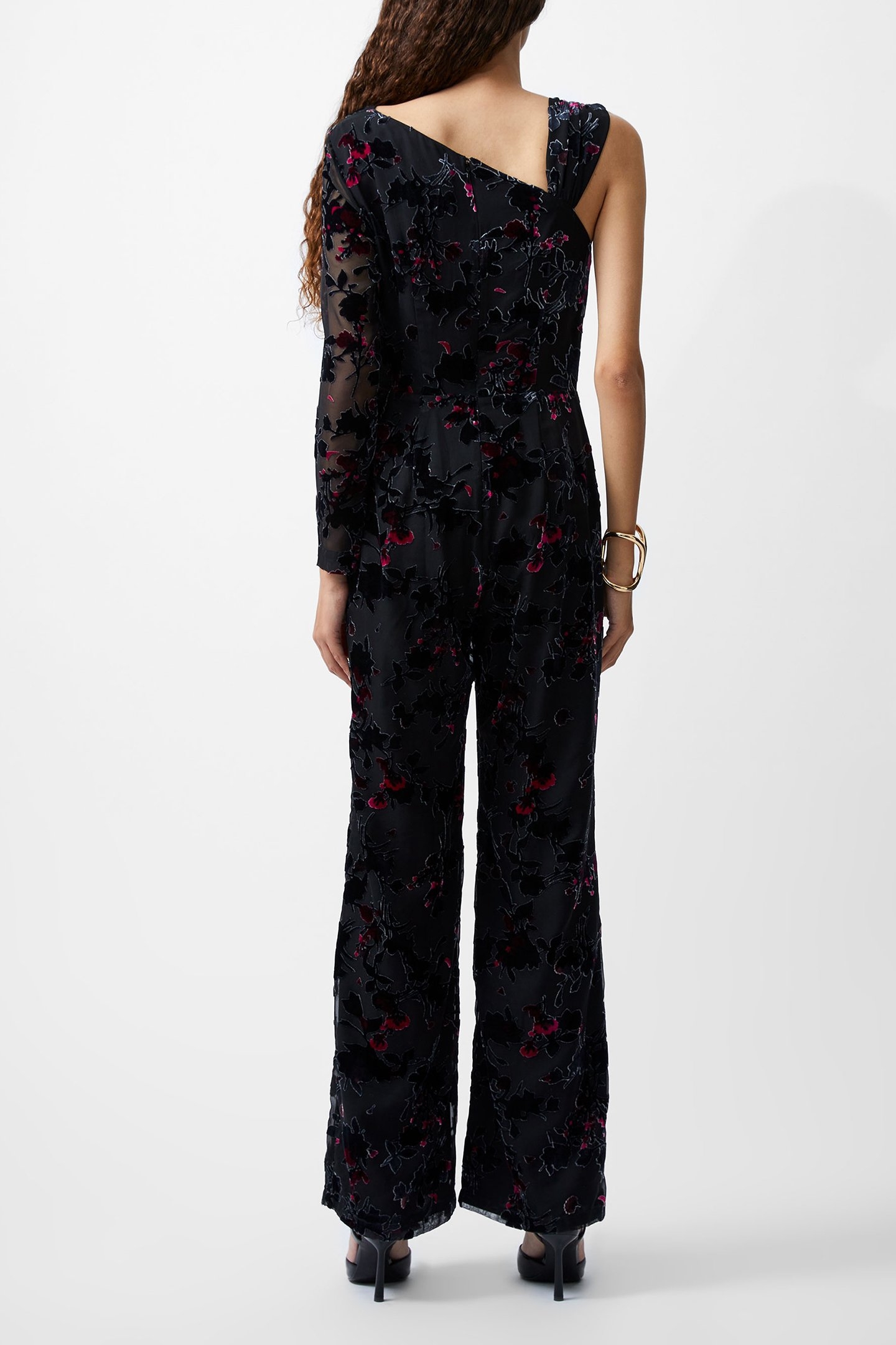 GUTHREN BURNOUT JUMPSUIT BAKED CHERRY 2