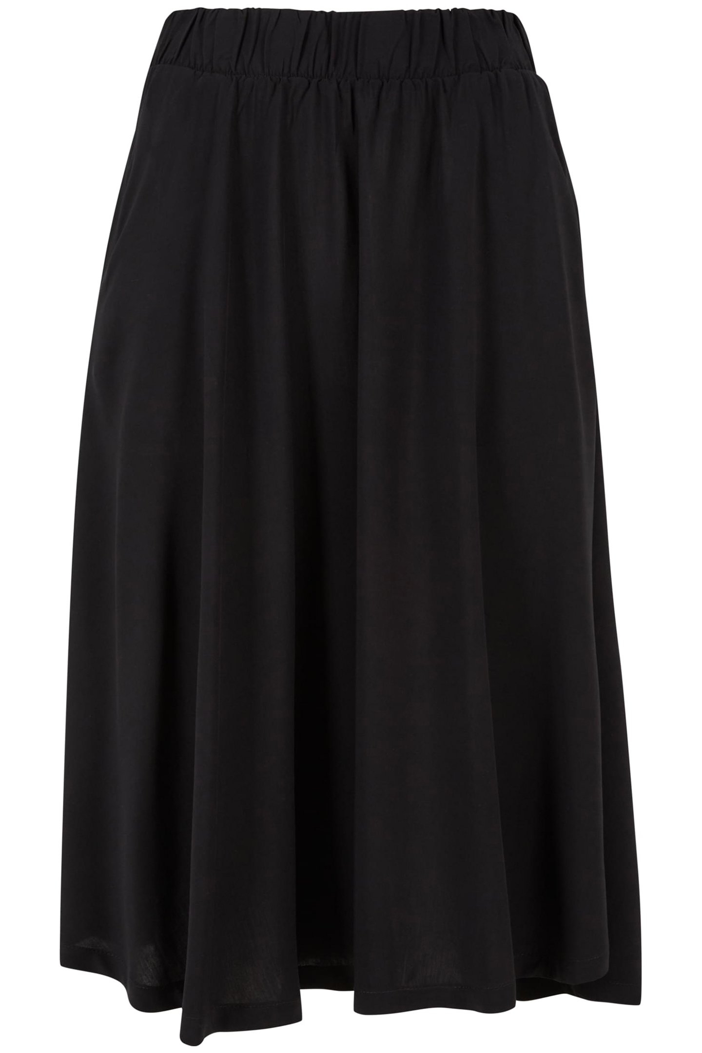 LADIES VISCOSE SKIRT BLACK 2