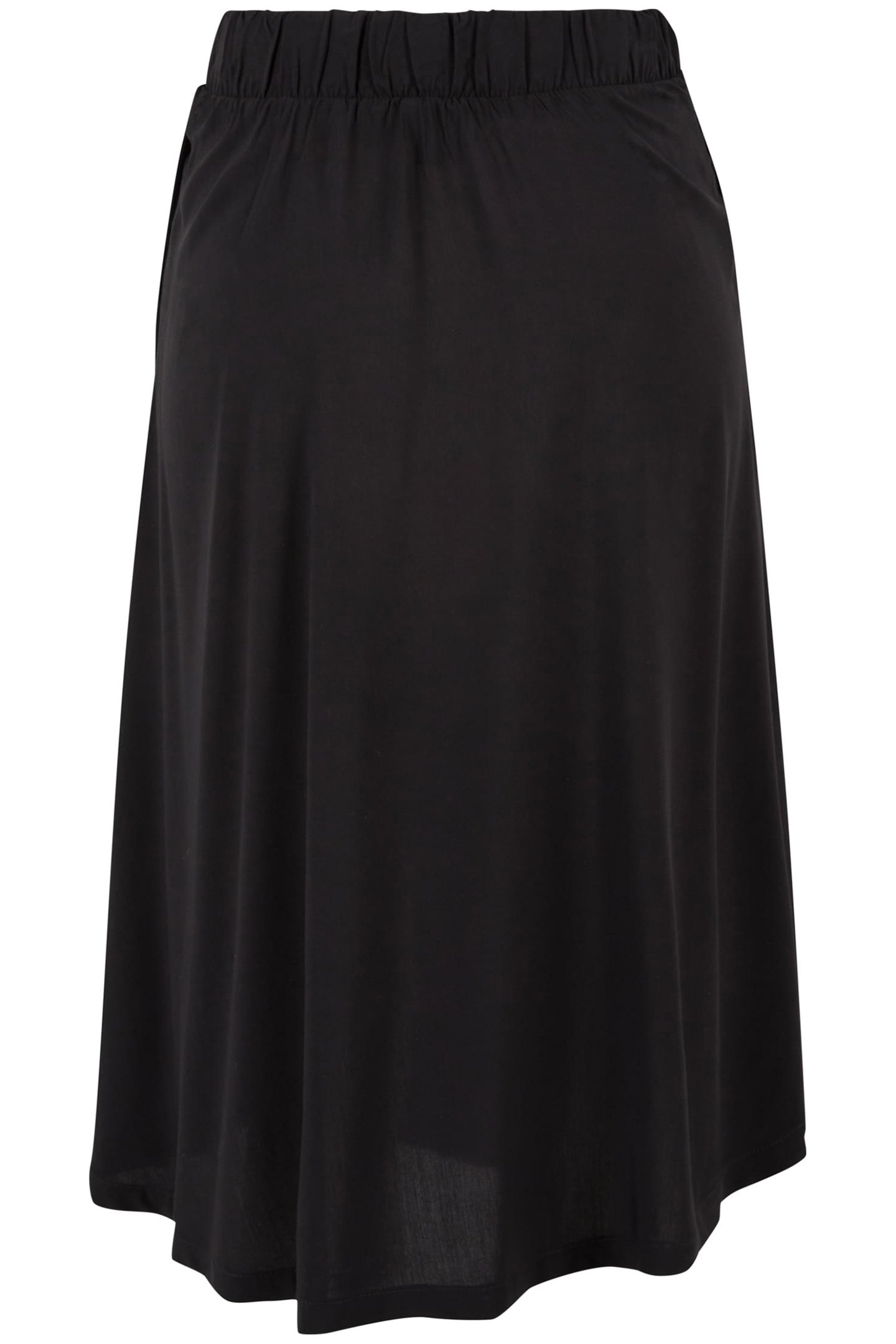 LADIES VISCOSE SKIRT BLACK 1