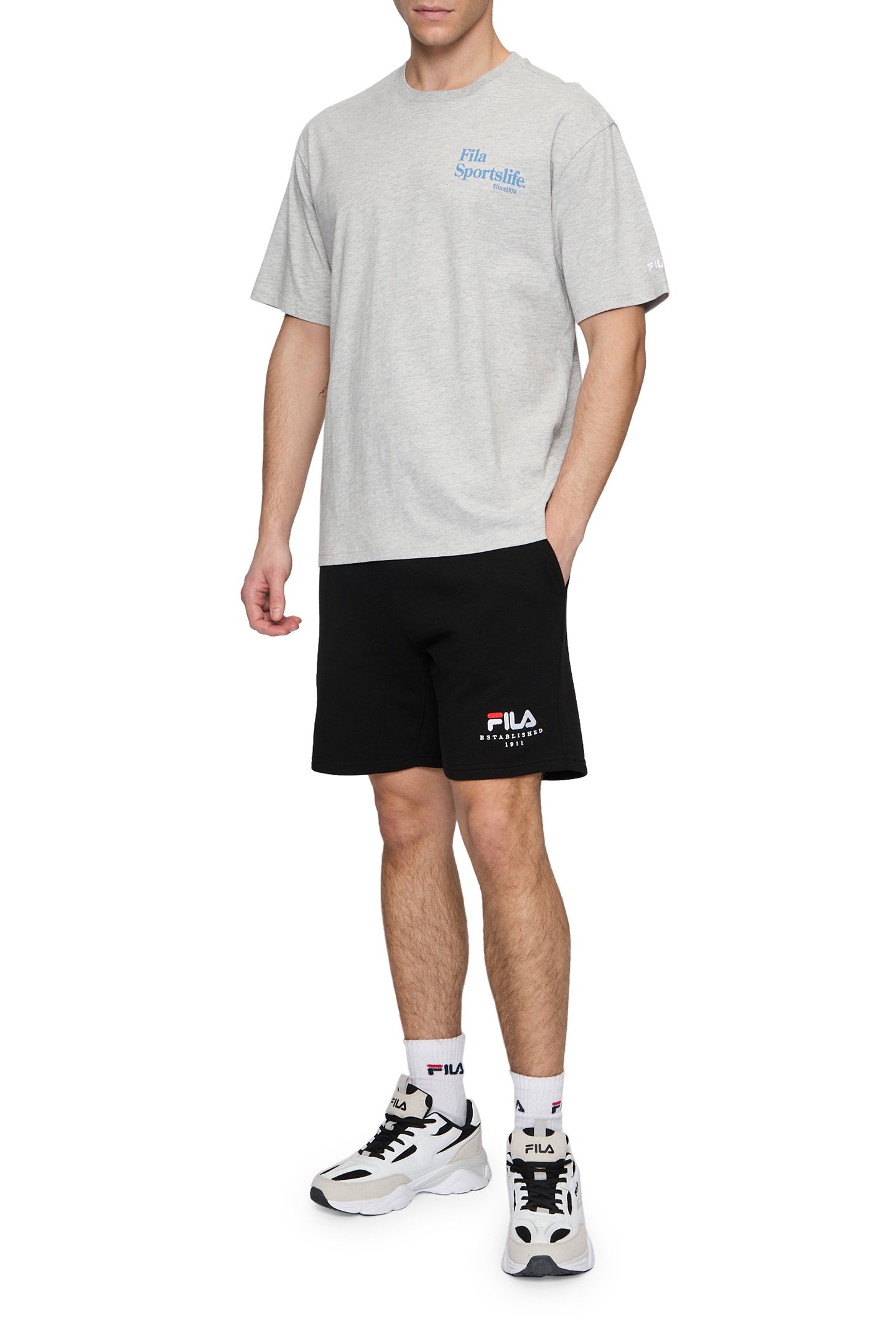 LENS LOOSE TEE LIGHT GREY MELANGE 3