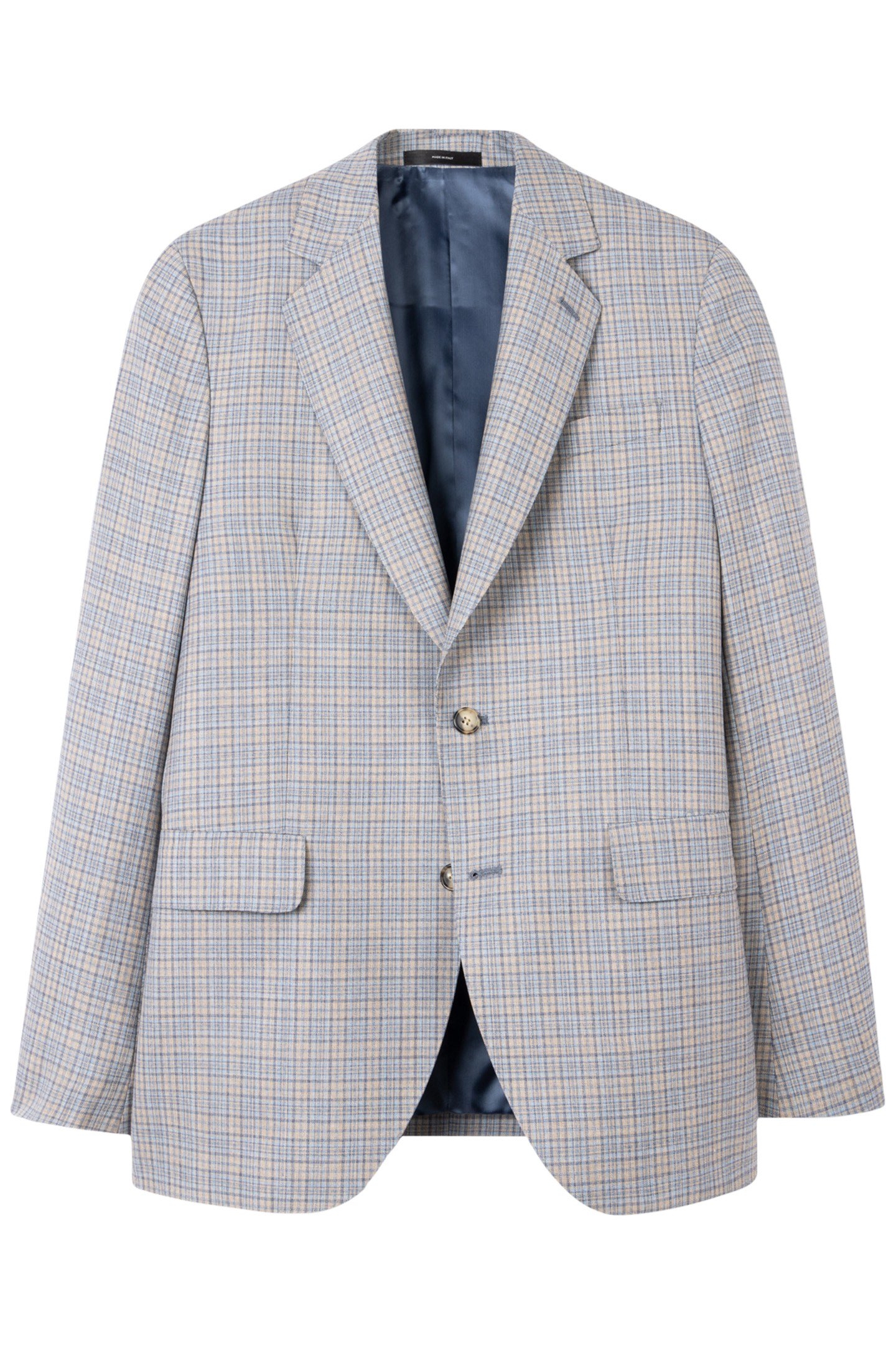 MENS 2 BUTTON JACKET LIGHT BEIGE 4