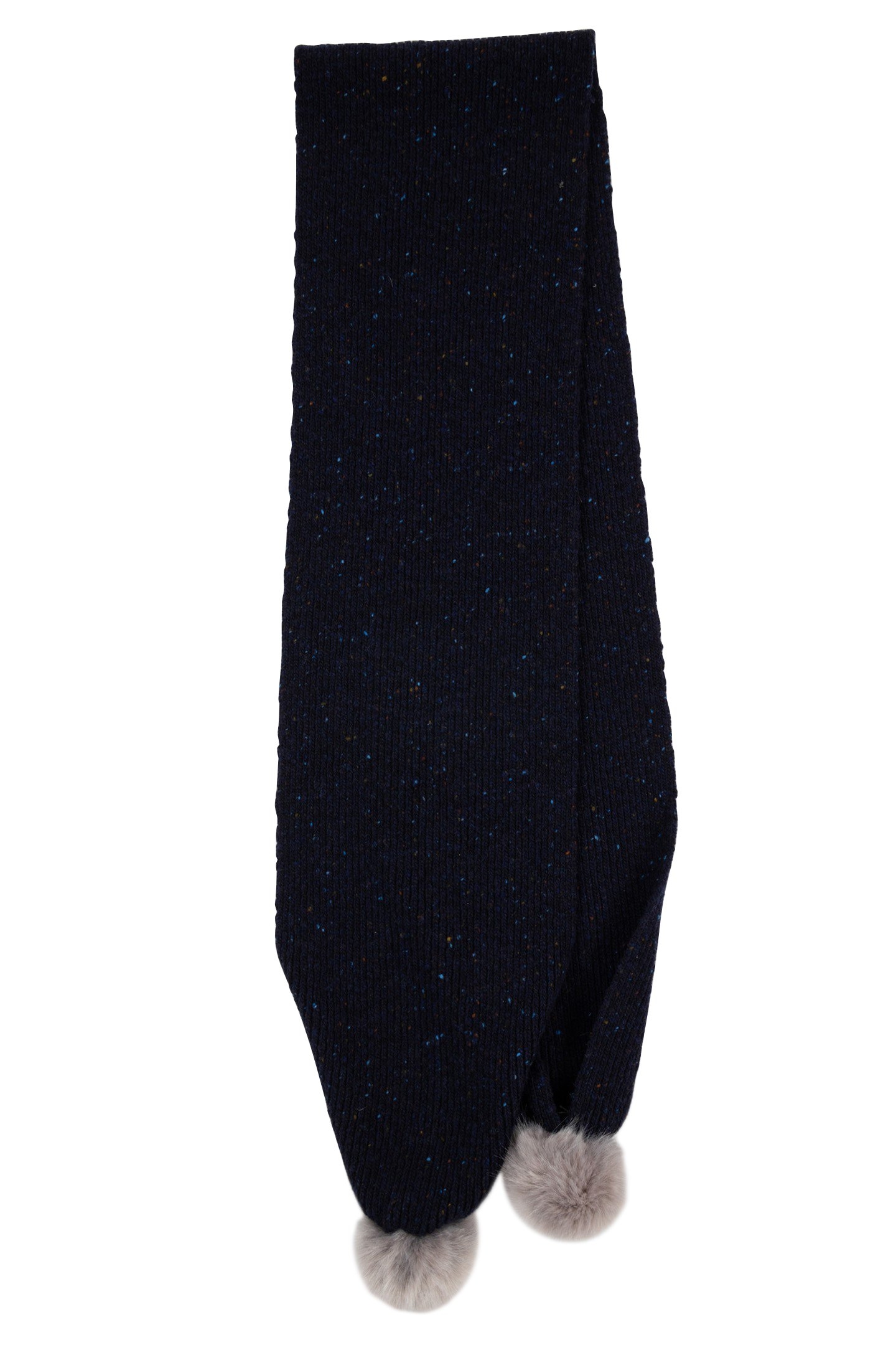 SCARF DONEGAL POM NAVY 1