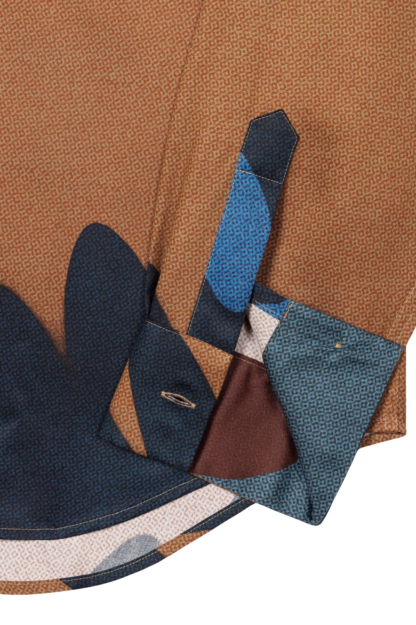 S/C REGULAR FIT SHIRT TAN 5