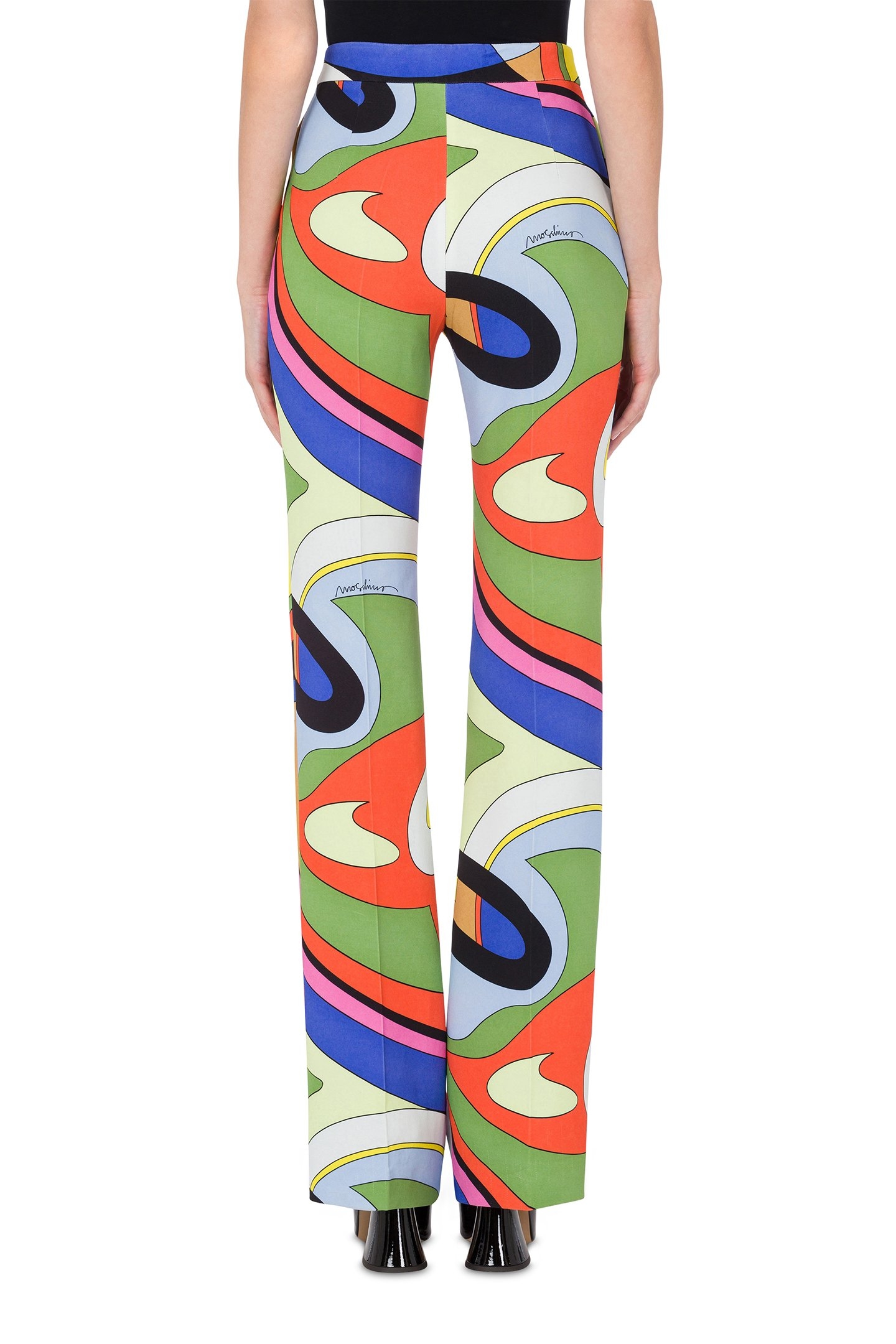 MULTICOLOR PRINT CADY TROUSERS MULTICOLOUR 2