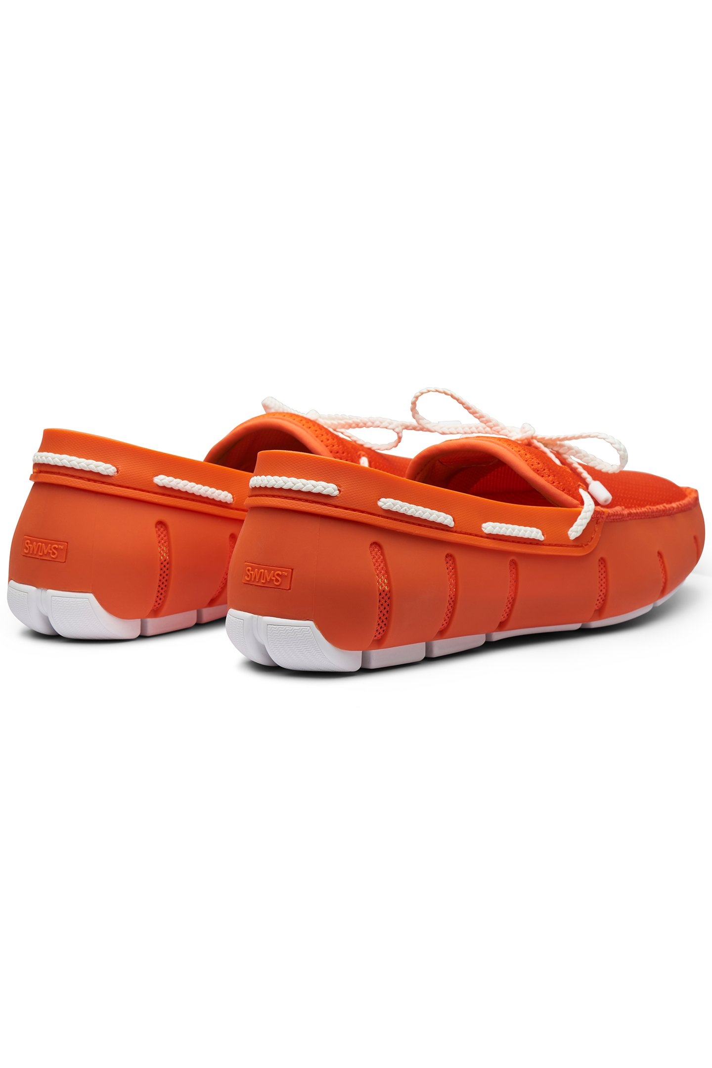 BRAIDED LACE LOAFER SWIMS ORANGE/WHITE 4