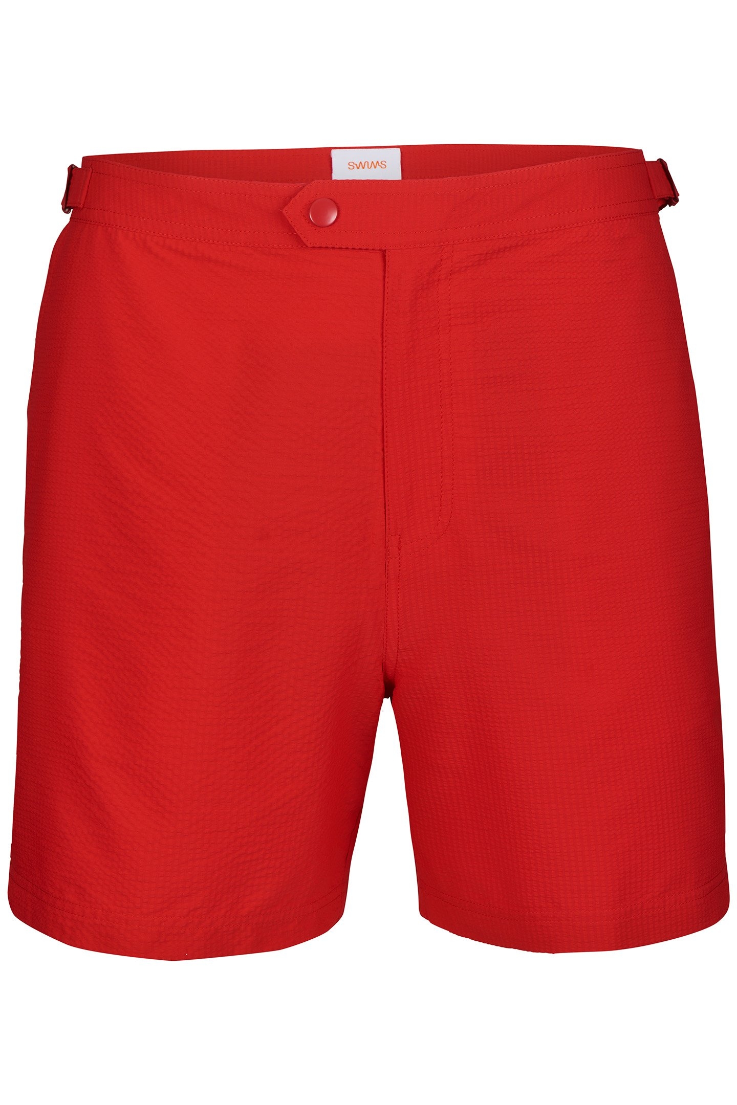 PALOMA SEERSUCKER SWIM SHORT RED 1