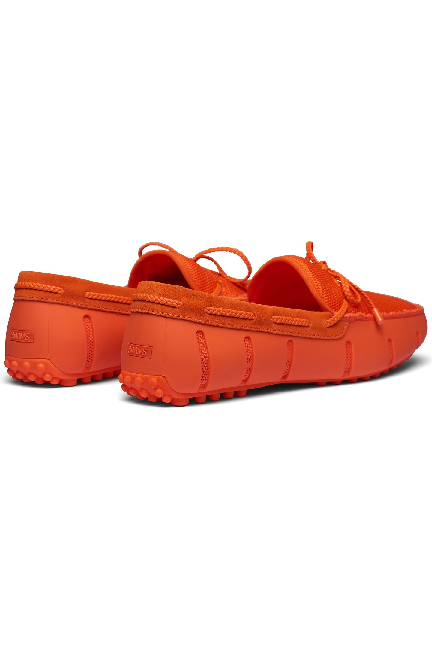 BRAIDED LACE LUX LOAFER DRIVER SWIMS ORANGE 4