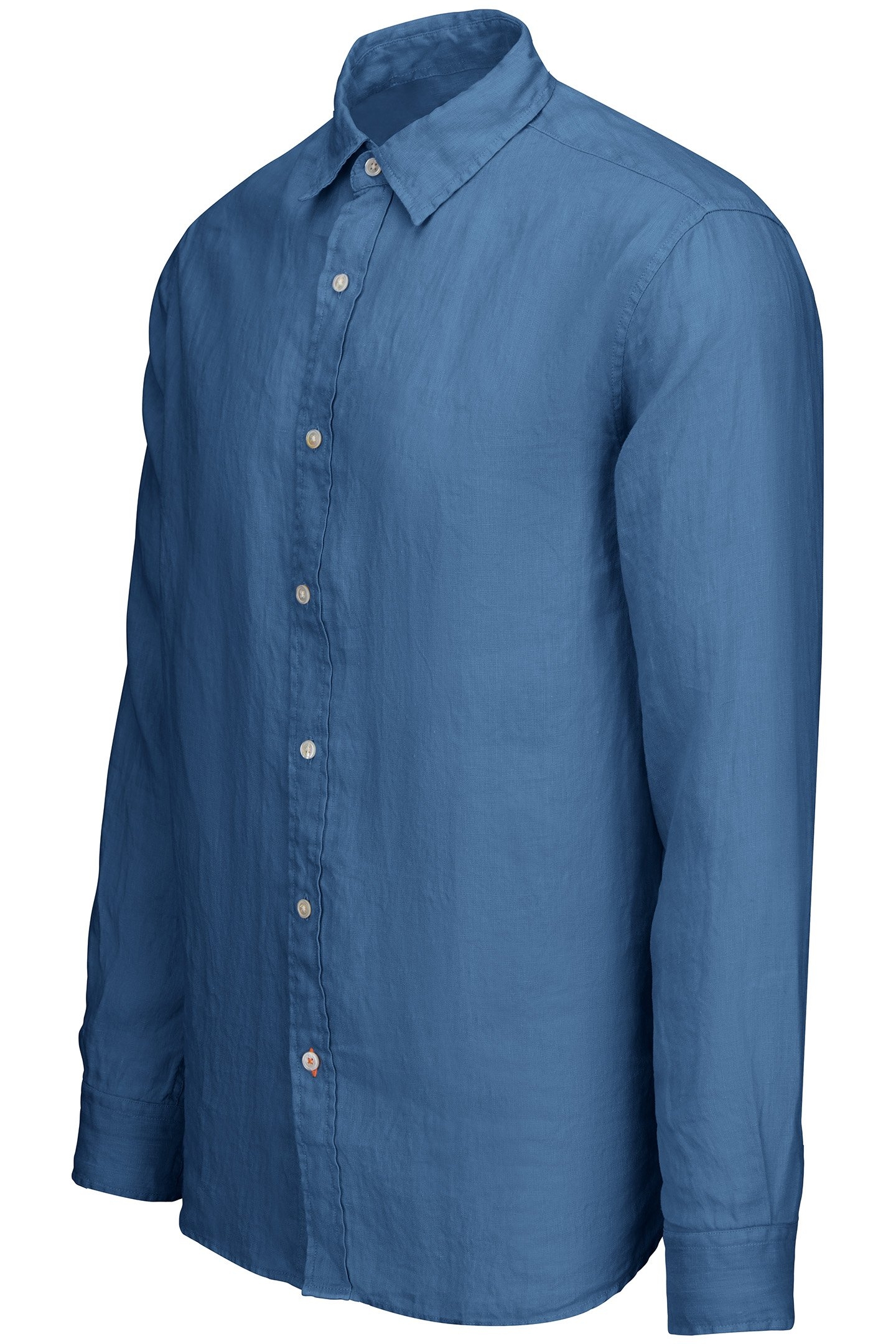 AMALFI LINEN SHIRT TIDAL BLUE 3