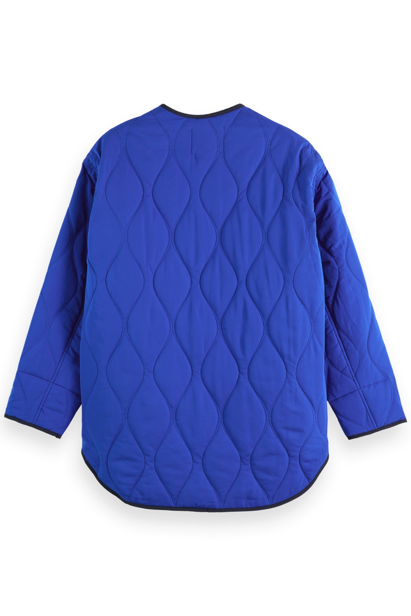 OVERSIZED ONION QUILT LINER JACKET ELECTRIC BLUE 5
