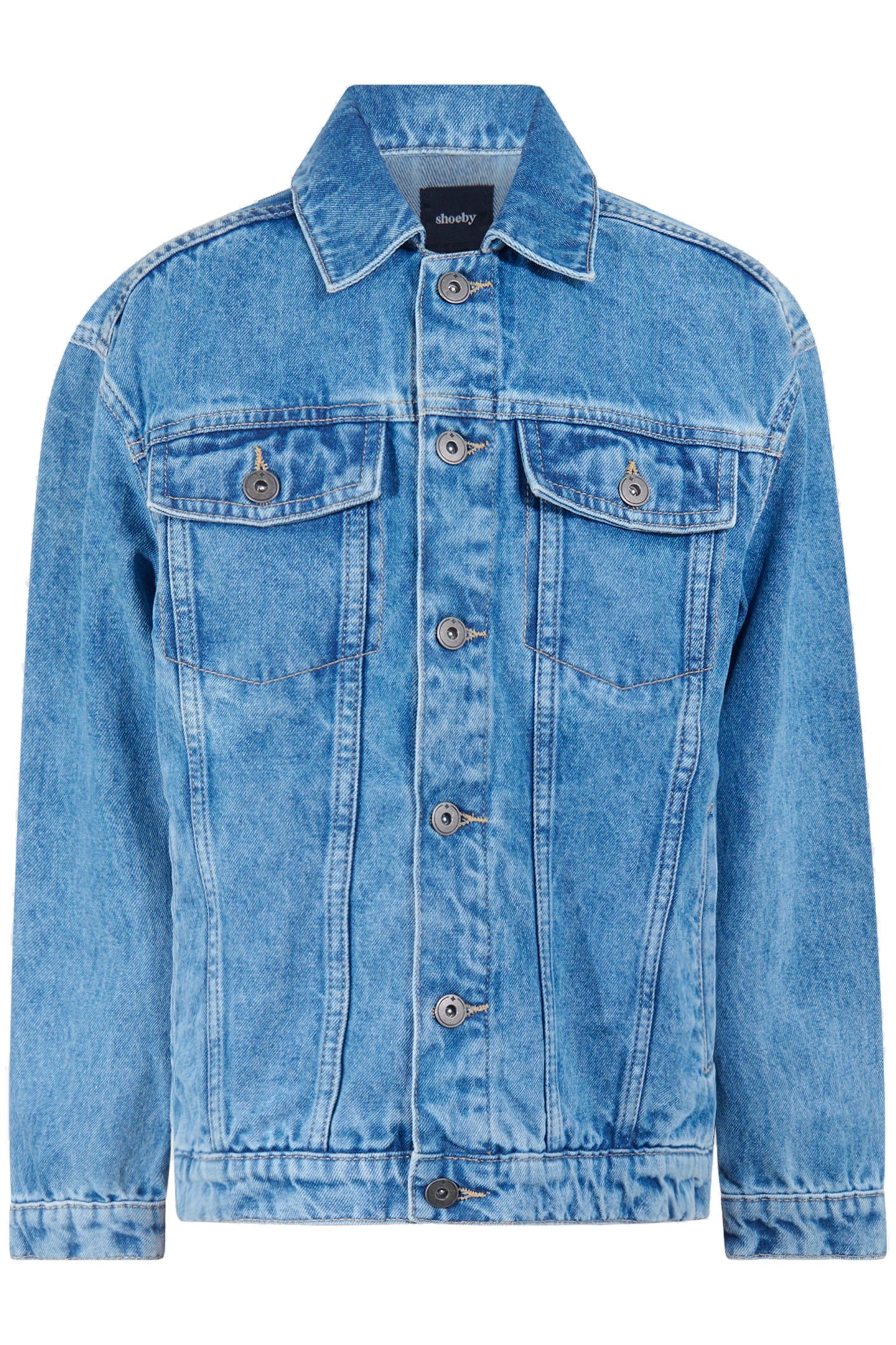 BAM-SBSNESSENTIAL DENIM JACKET MEDIUMSTONE 4