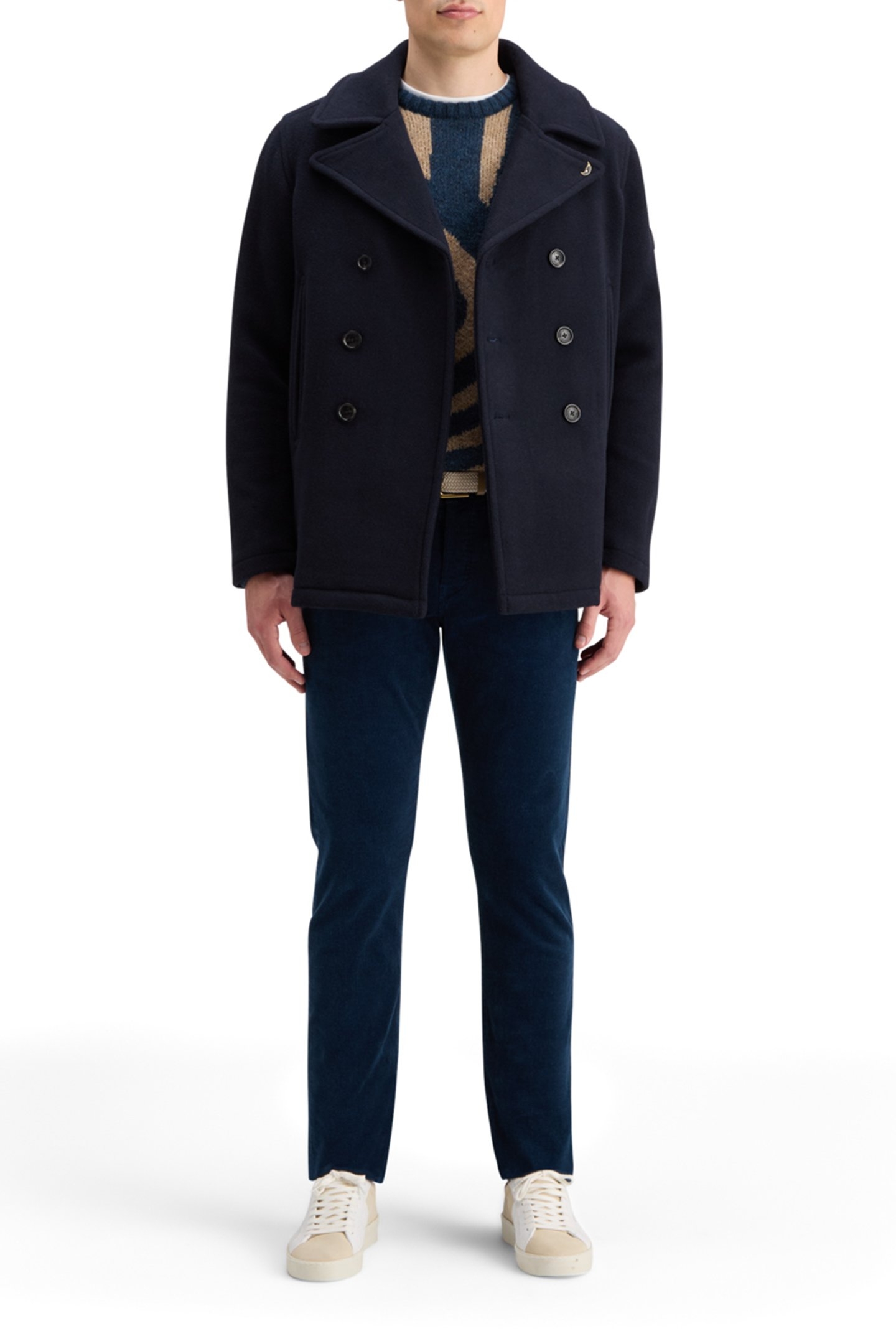 WOOL BLEND PEACOAT NIGHT 6